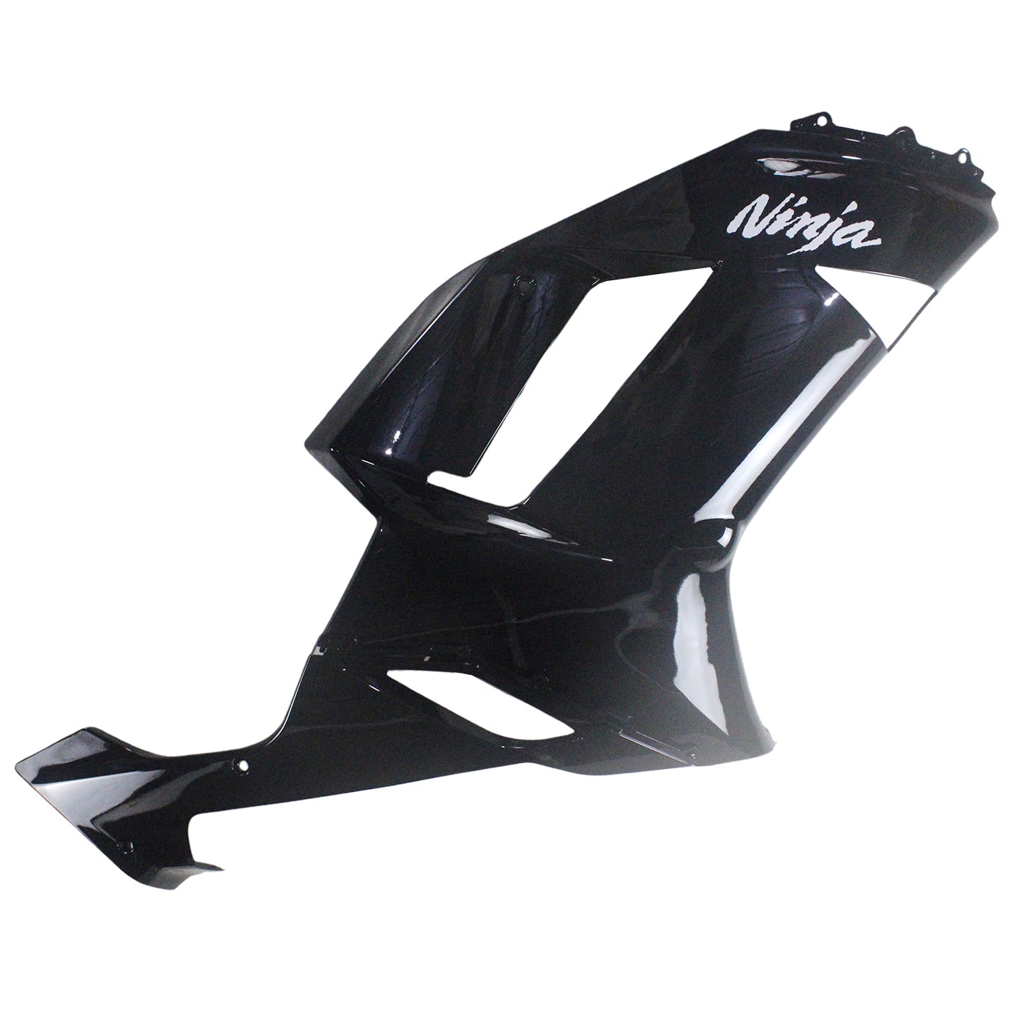 Amotopart 2007-2008 Kawasaki ZX6R 636 Black Fairing Zestaw