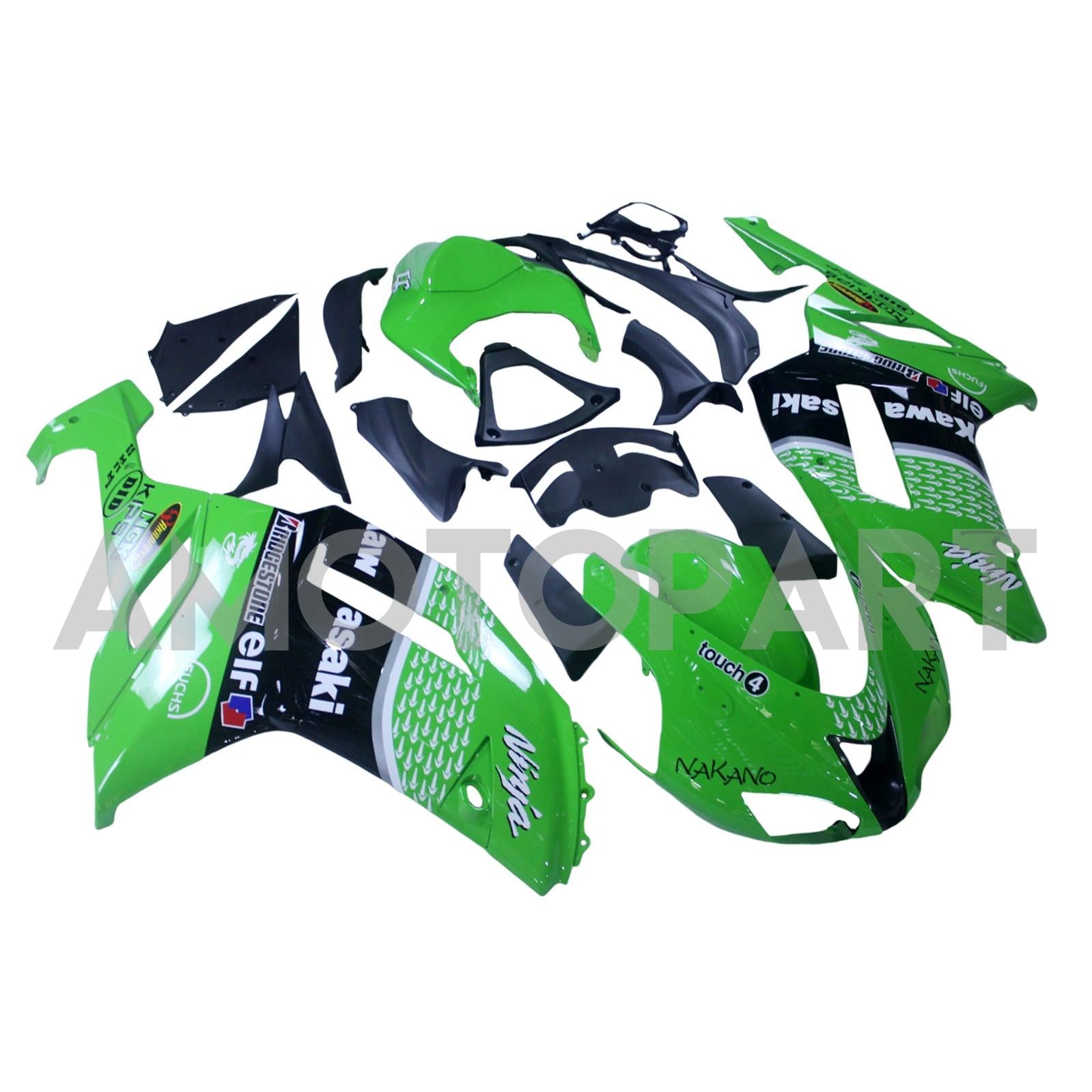 Amotopart Fairings Kawasaki ZX6R 636 (2007-2008) Fairing Kit