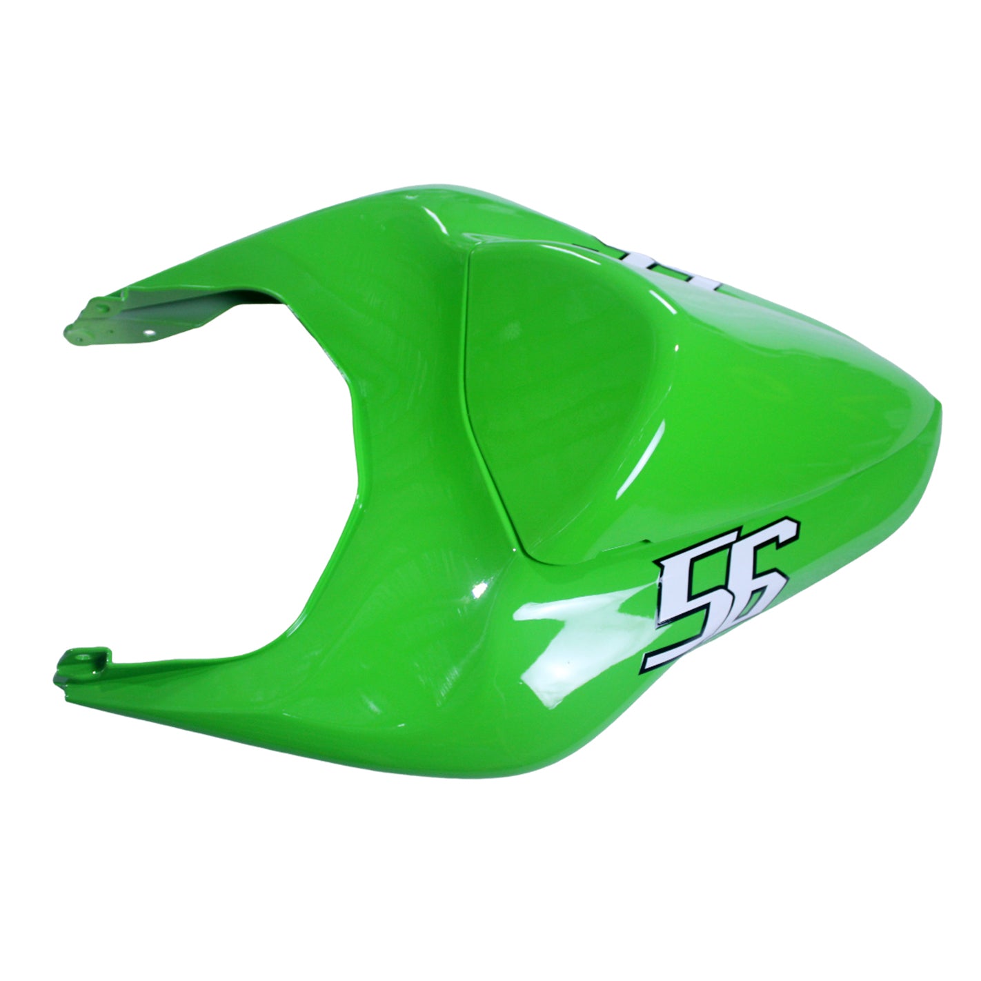 Amotopart 2007-2008 Kawasaki ZX6R 636 Green Black Fairing Kit