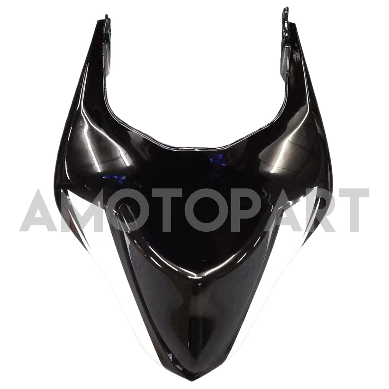 Amotopart Kawasaki ZX6R 636 2007-2008 Schwarz&Weißes Verkleidungsset