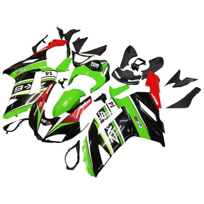 Kit carena Amotopart Kawasaki ZX6R 636 2007-2008 Nero&amp;Verde