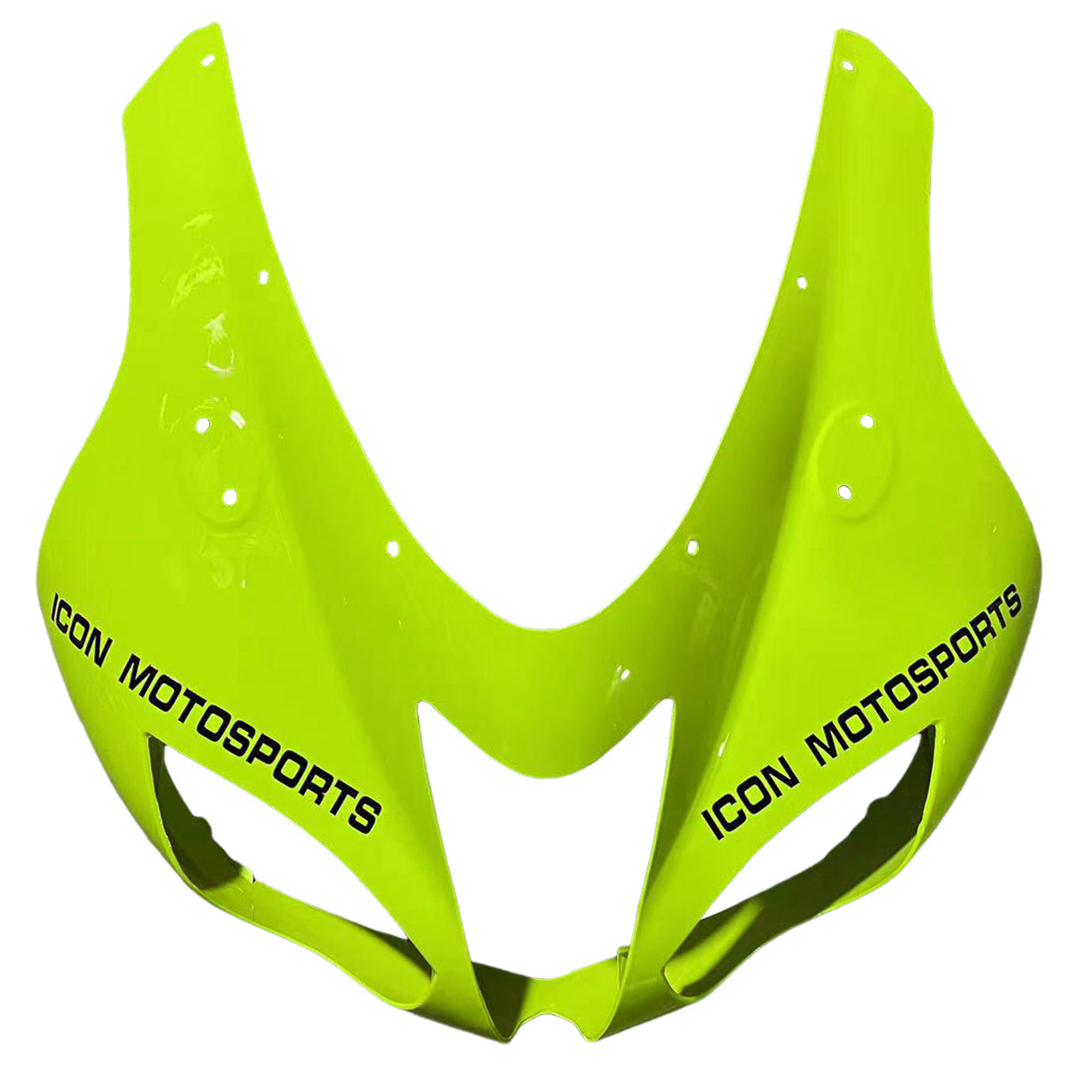 Amotopart Kit carena verde lime fluorescente Kawasaki ZX6R 636 2007-2008