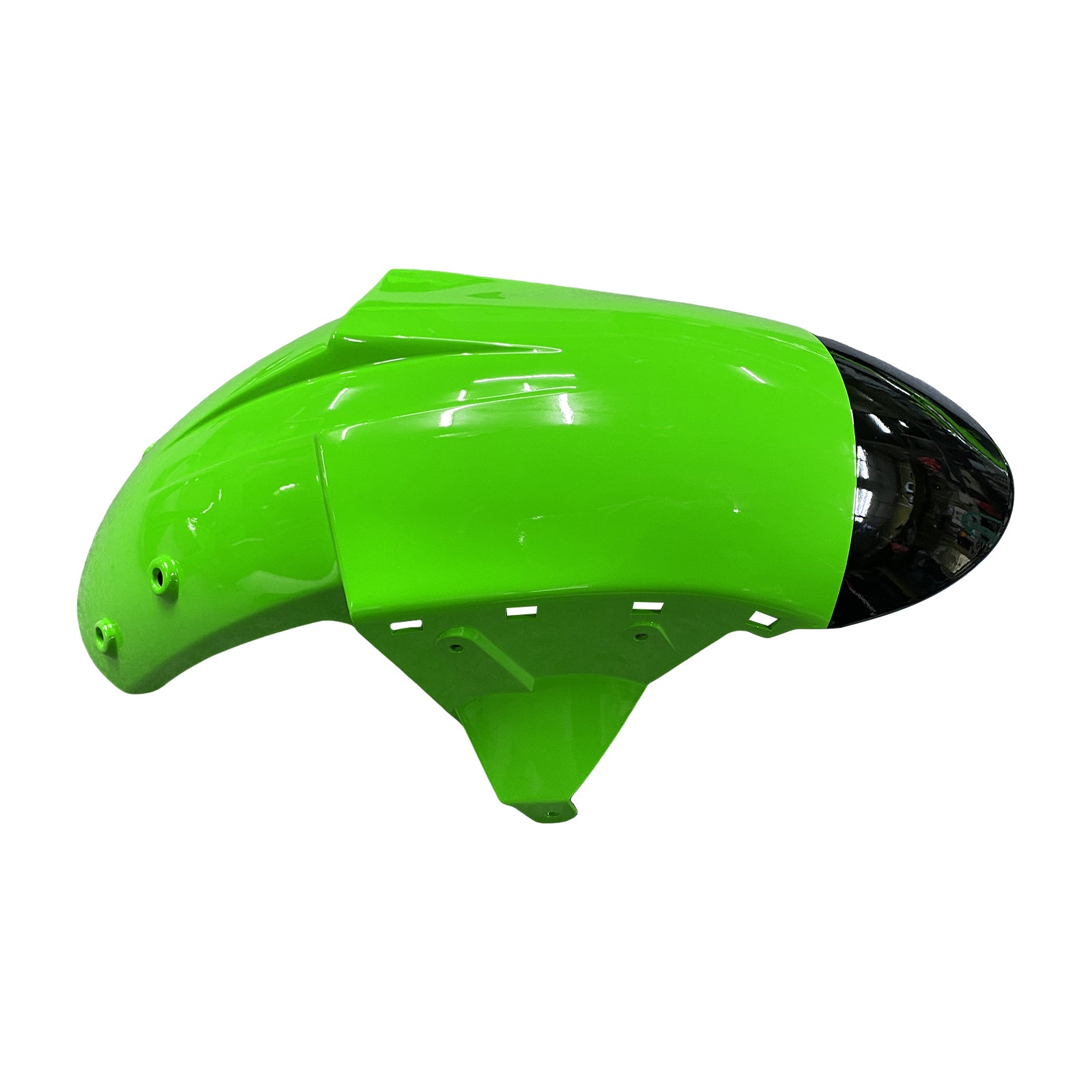 Amotopart 2007-2008 Kawasaki ZX6R 636 Schwarz&Grünes Verkleidungsset