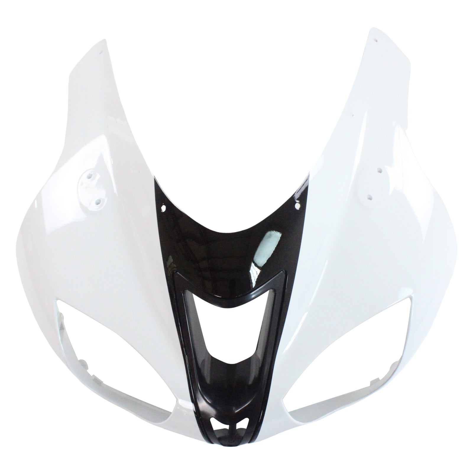 Amotopart Kawasaki 2007-2008 ZX6R 636 Kit de carénage noir blanc