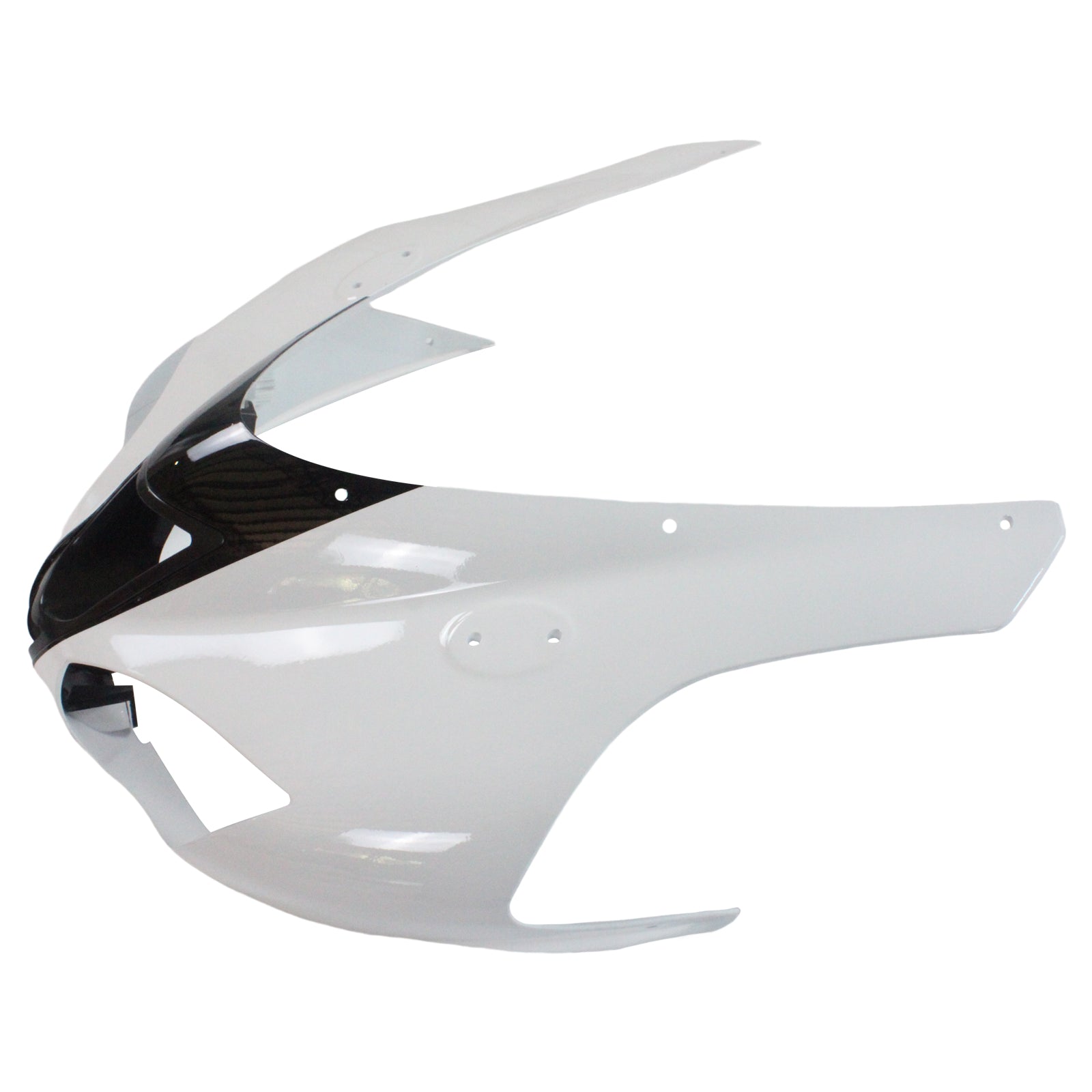 Amotopart Kawasaki 2007-2008 ZX6R 636 Black White Fairing Kit