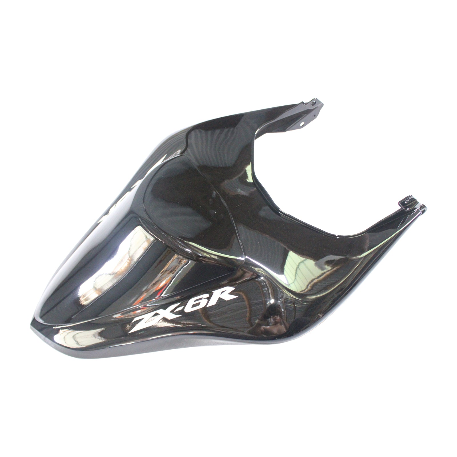 Amotopart Kawasaki 2007-2008 ZX6R 636 ブラック シルバー レッド フェアリングキット