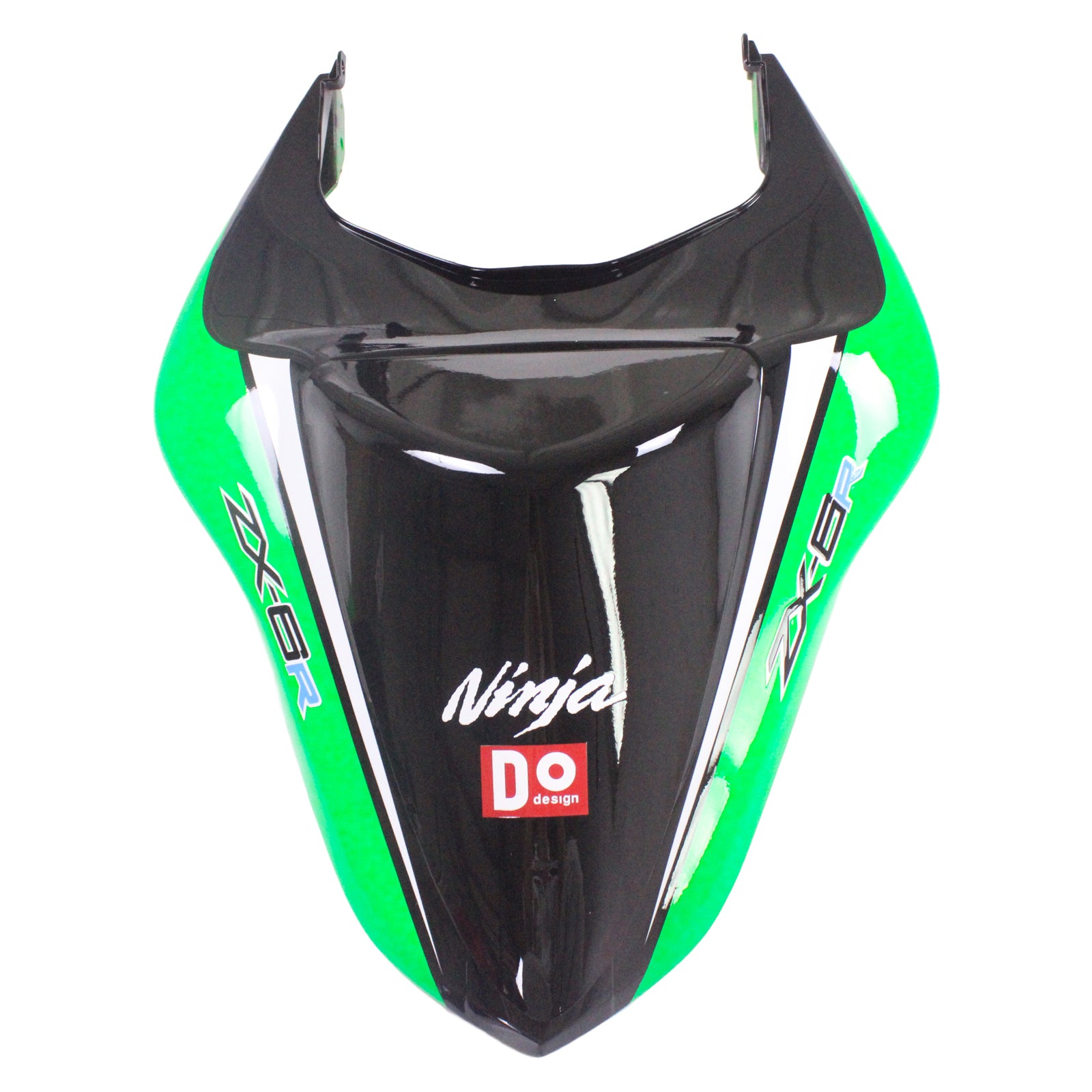 Amotopart Kawasaki 2007-2008 ZX6R 636 Green Red Fairing Kit