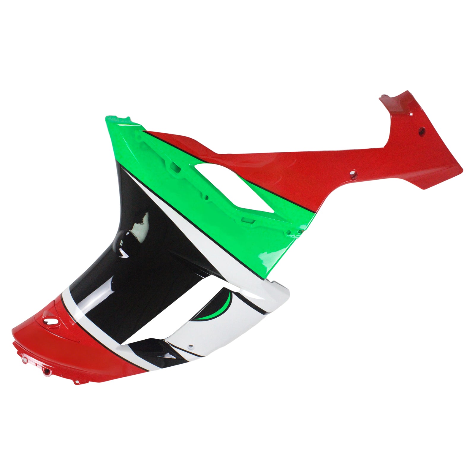 AMOTOPART KAWASAKI 2007-2008 ZX6R 636 GROEN RODE KUIST KIT