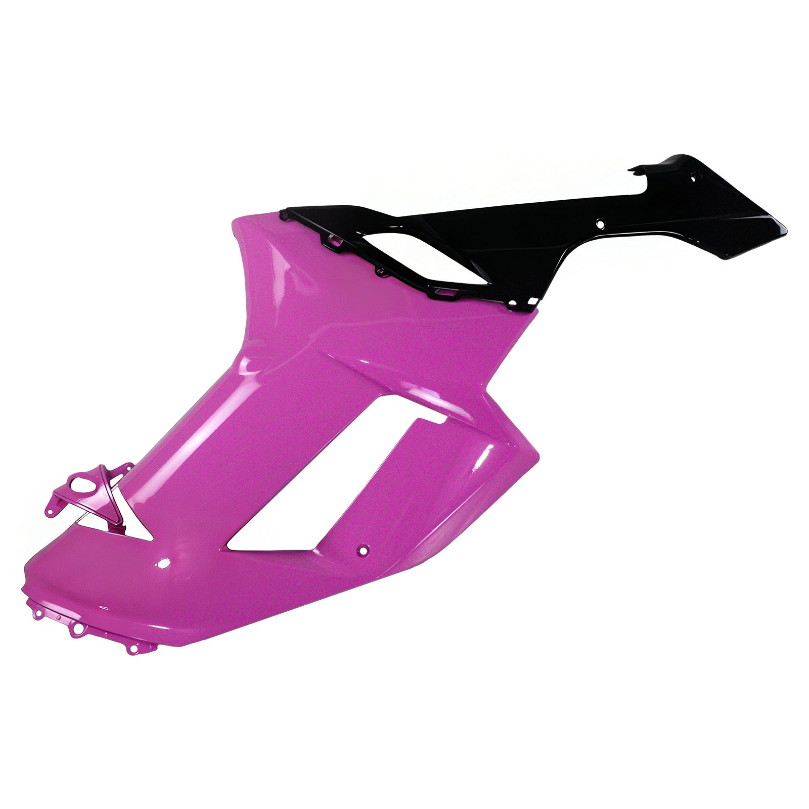 Amotopart Verkleidungsset für Kawasaki 2007–2008 ZX6R 636, Schwarz, Rosa
