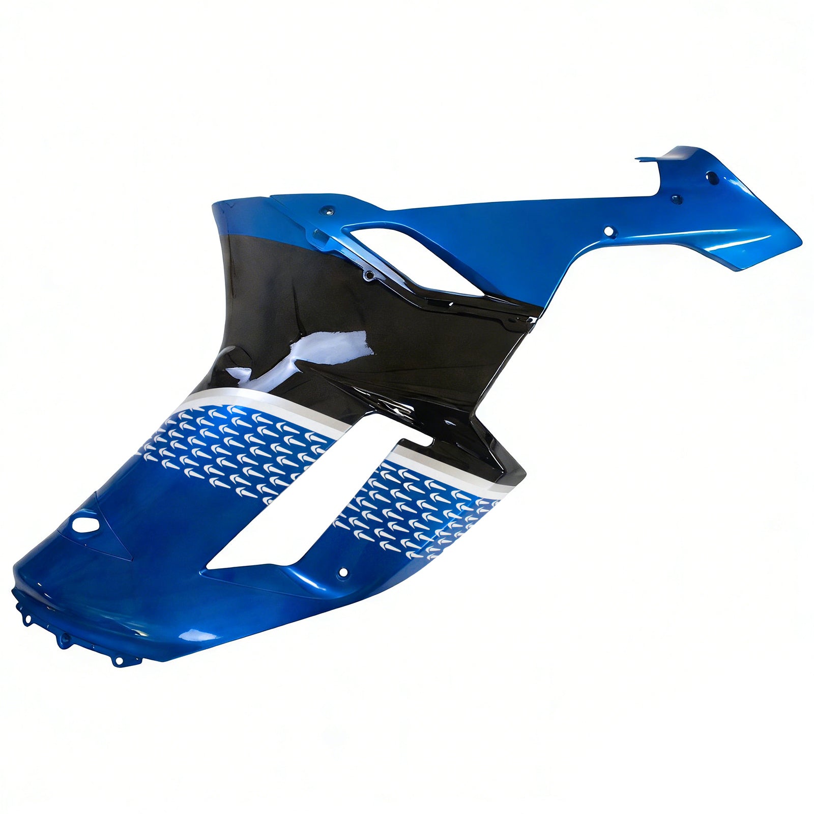 Amotopart Kawasaki 2007-2008 ZX6R 636 Black Blue Fairing Kit