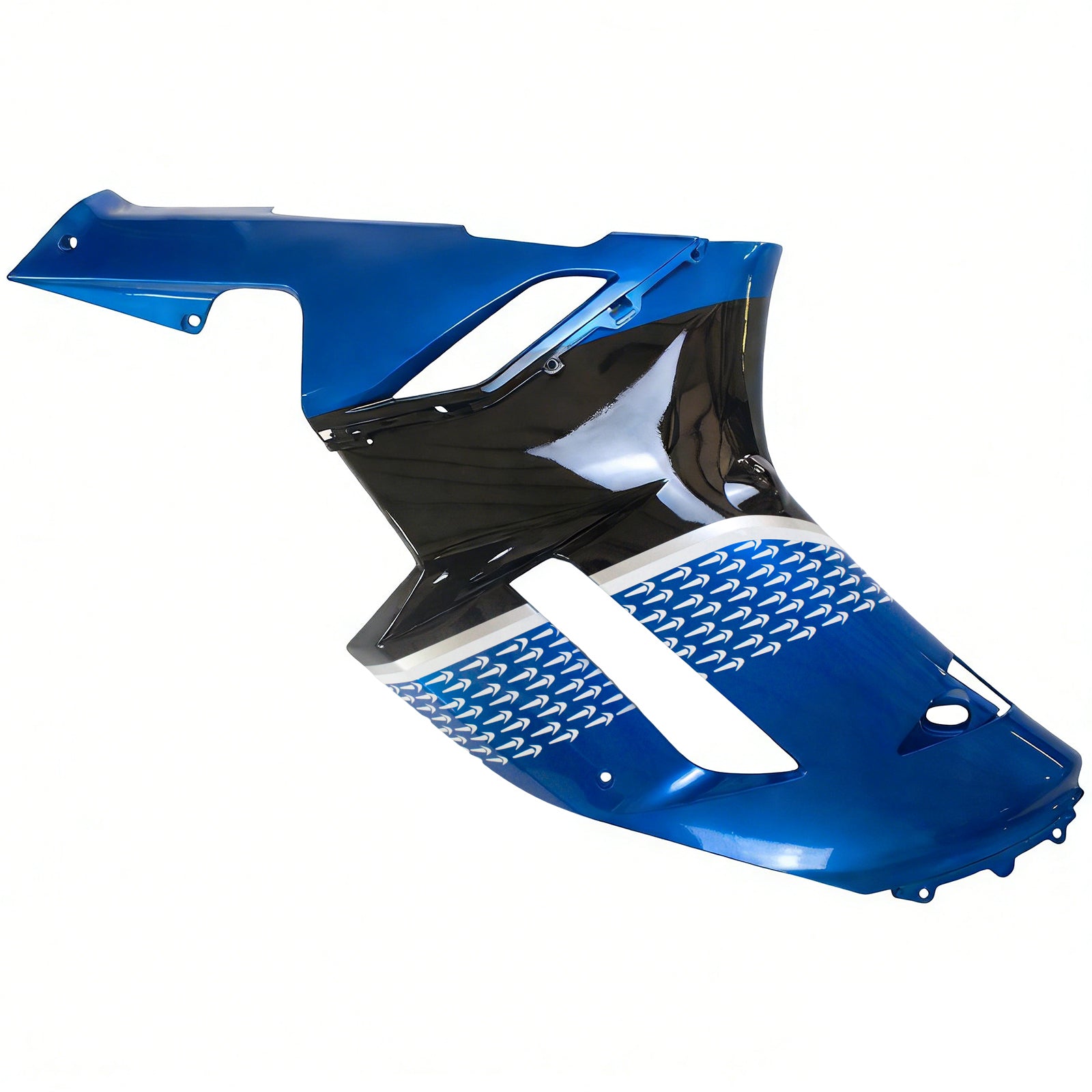 Amotopart Kawasaki 2007-2008 ZX6R 636 Black Blue Fairing Kit