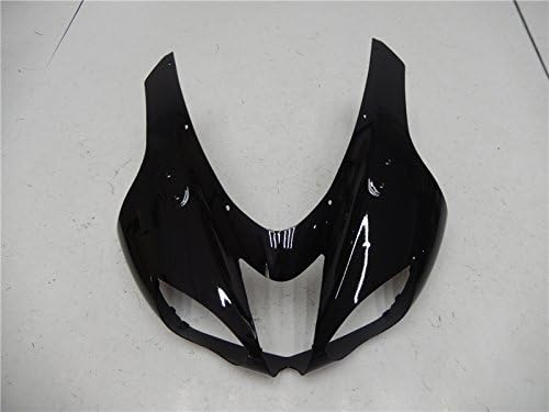 Amotopart 2007-2008 Kawasaki ZX6R 636 Black Fairing Kit