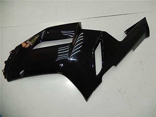 Amotopart 2007-2008 Kawasaki ZX6R 636 Black Fairing Kit