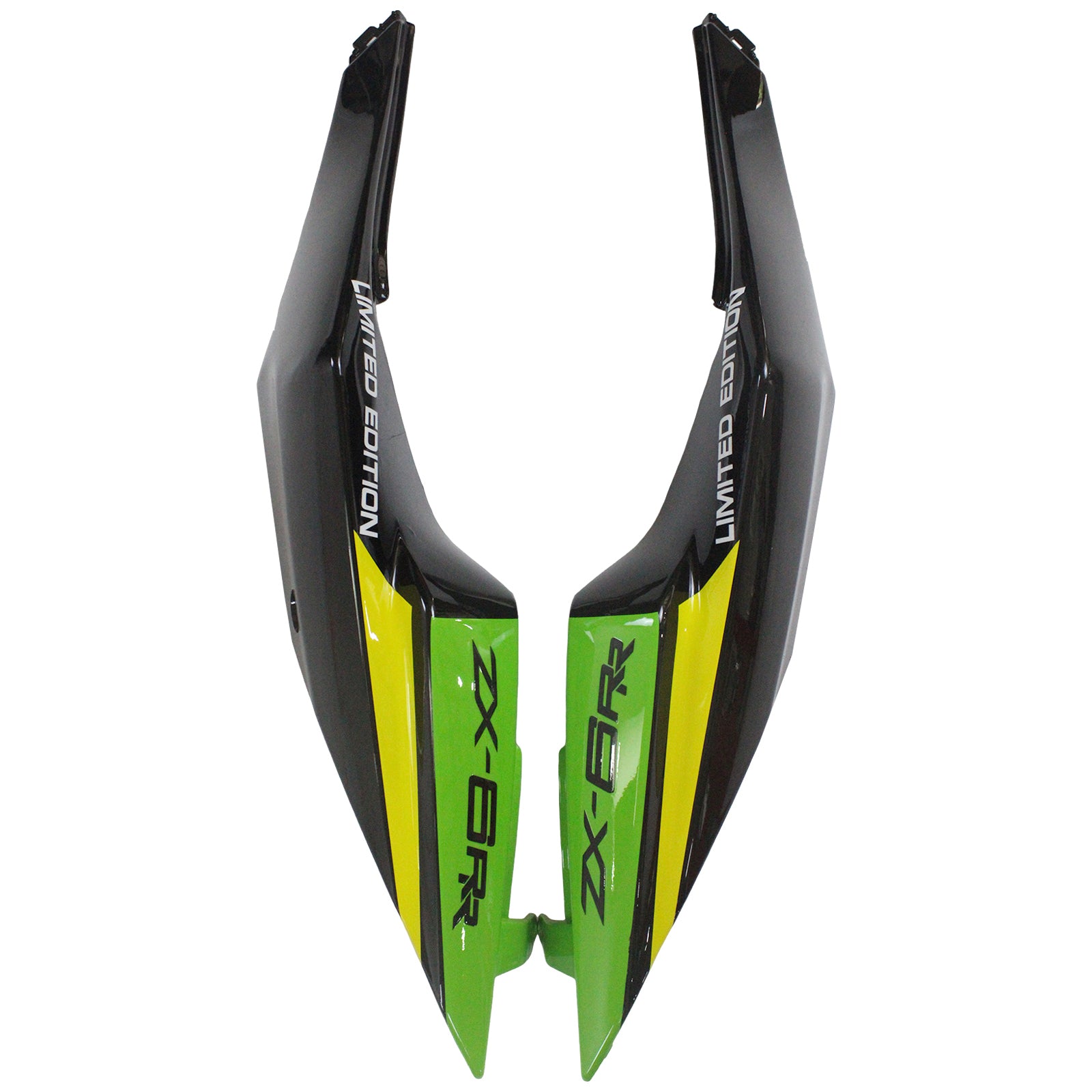 Amotopart Kawasaki 2009–2012 ZX6R 636 schwarz buntes Verkleidungsset