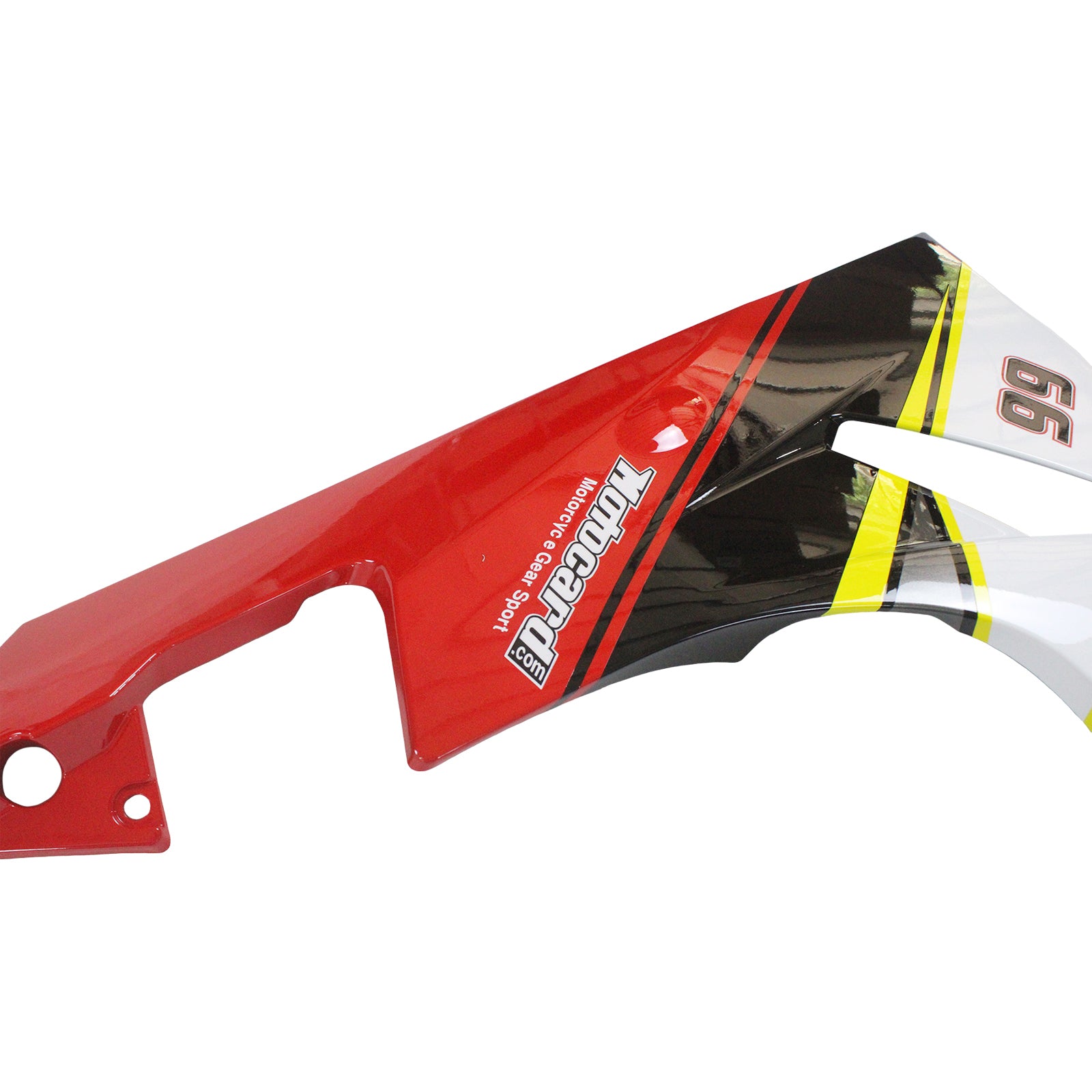 Amotopart Kawasaki 2009–2012 ZX6R 636 schwarz buntes Verkleidungsset