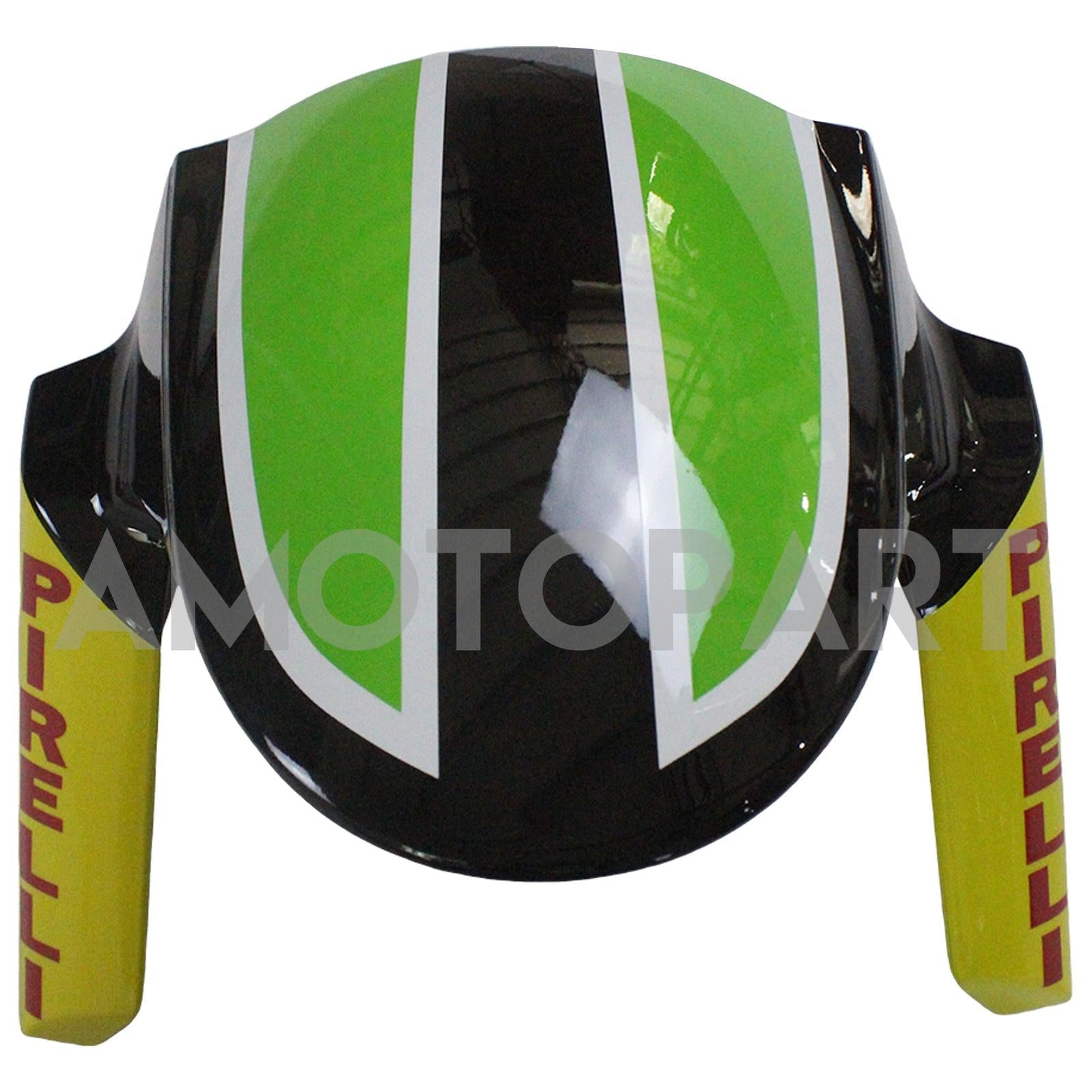 Amotopart Kawasaki 2009-2012 ZX6R 636 Svart färgstark fairing-kit