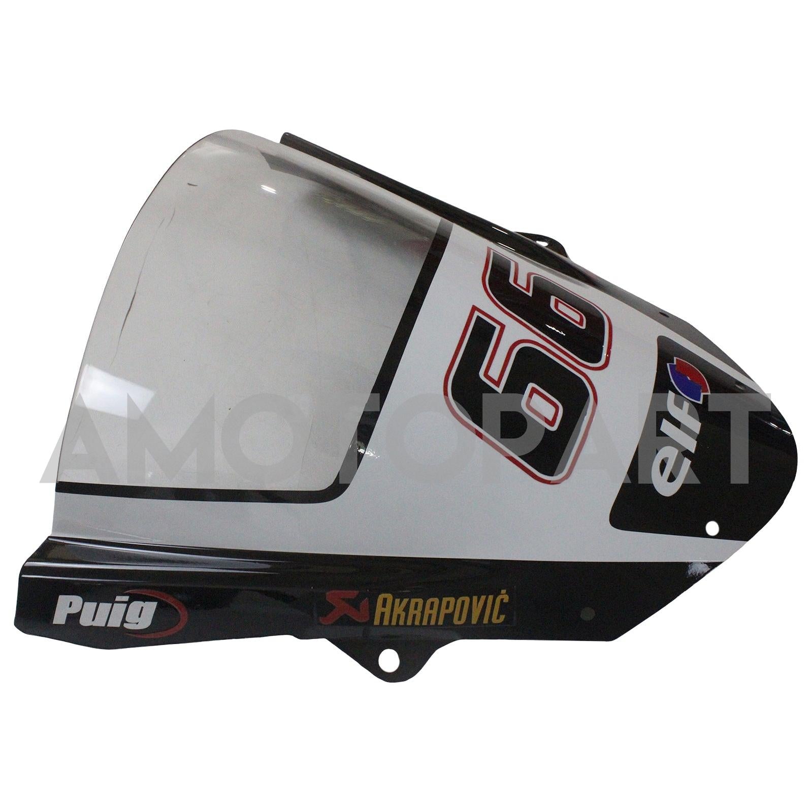 Amotopart Kawasaki 2009-2012 ZX6R 636 Svart färgstark fairing-kit