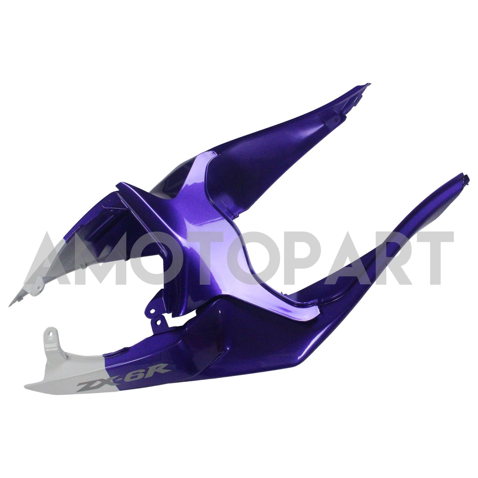 Amotopart Kawasaki 2009-2012 ZX6R 636 White Purple Fearing Kit