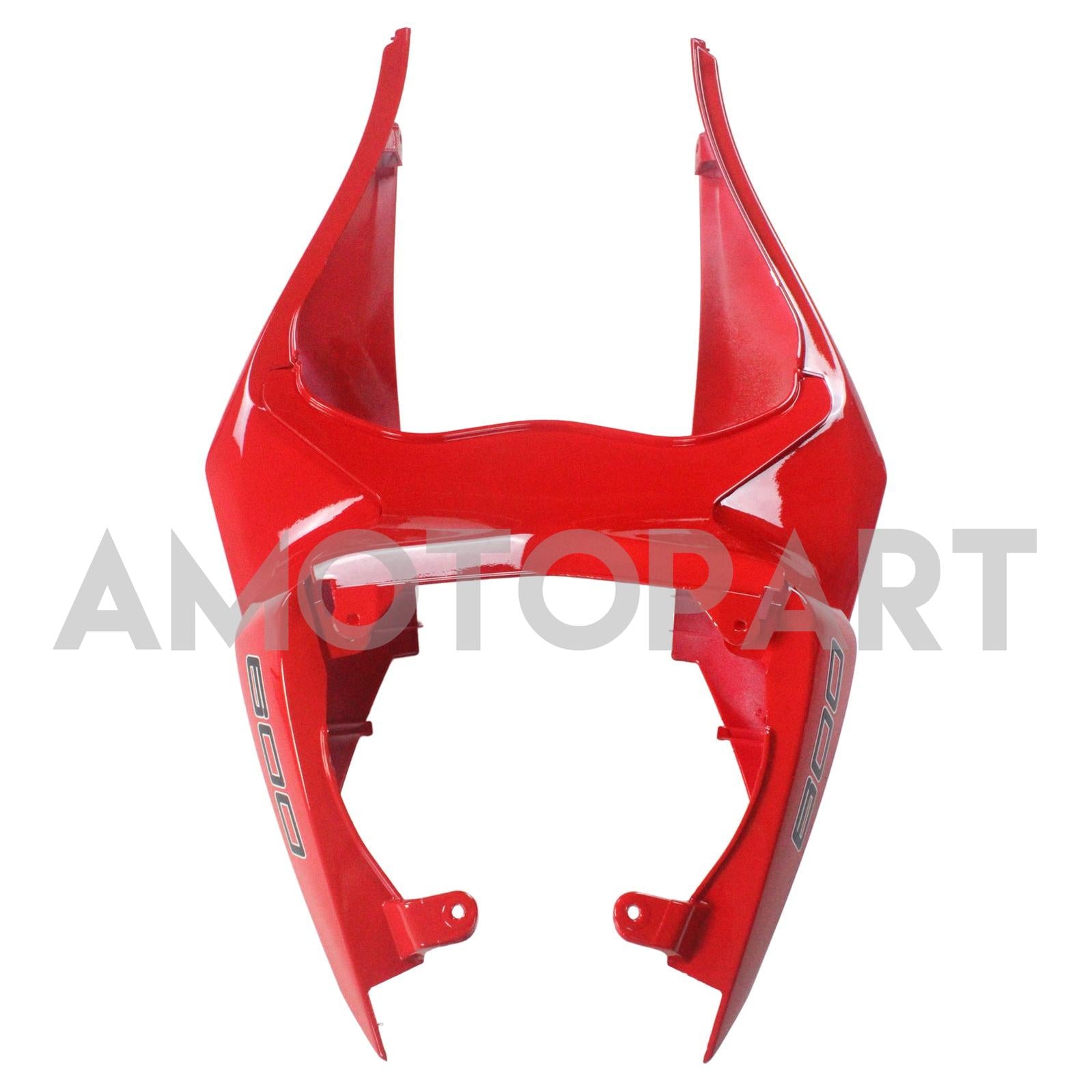 Amotopart Kawasaki 2009-2012 ZX6R 636 Red Mix Black Fairing Kit