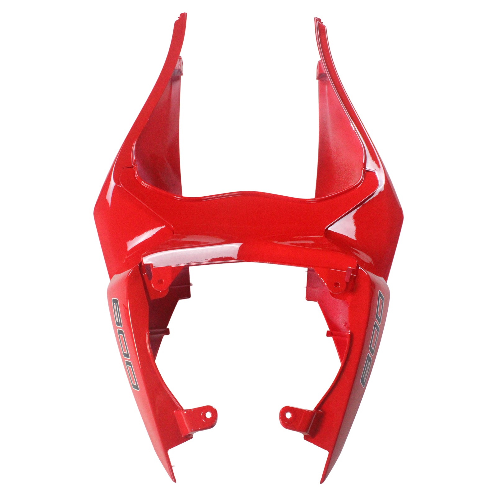 Amotopart Kawasaki 2009-2012 ZX6R 636 Red Mix Black Fairing Kit