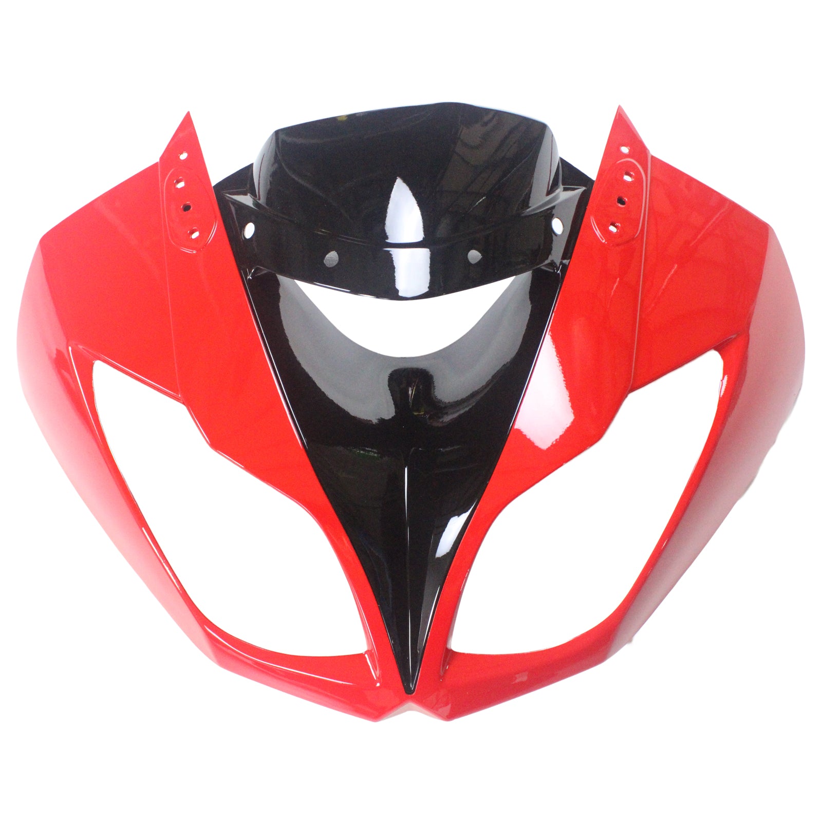 Amotopart Kawasaki 2009-2012 ZX6R 636 Red Mix Black Fairing Kit