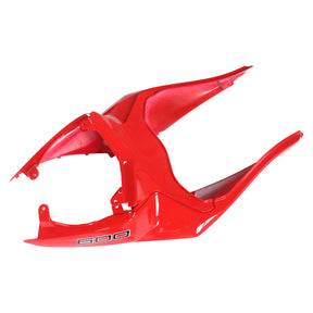 Amotopart Kawasaki 2009–2012 ZX6R 636 Weiß Rot Schwarz Verkleidungsset