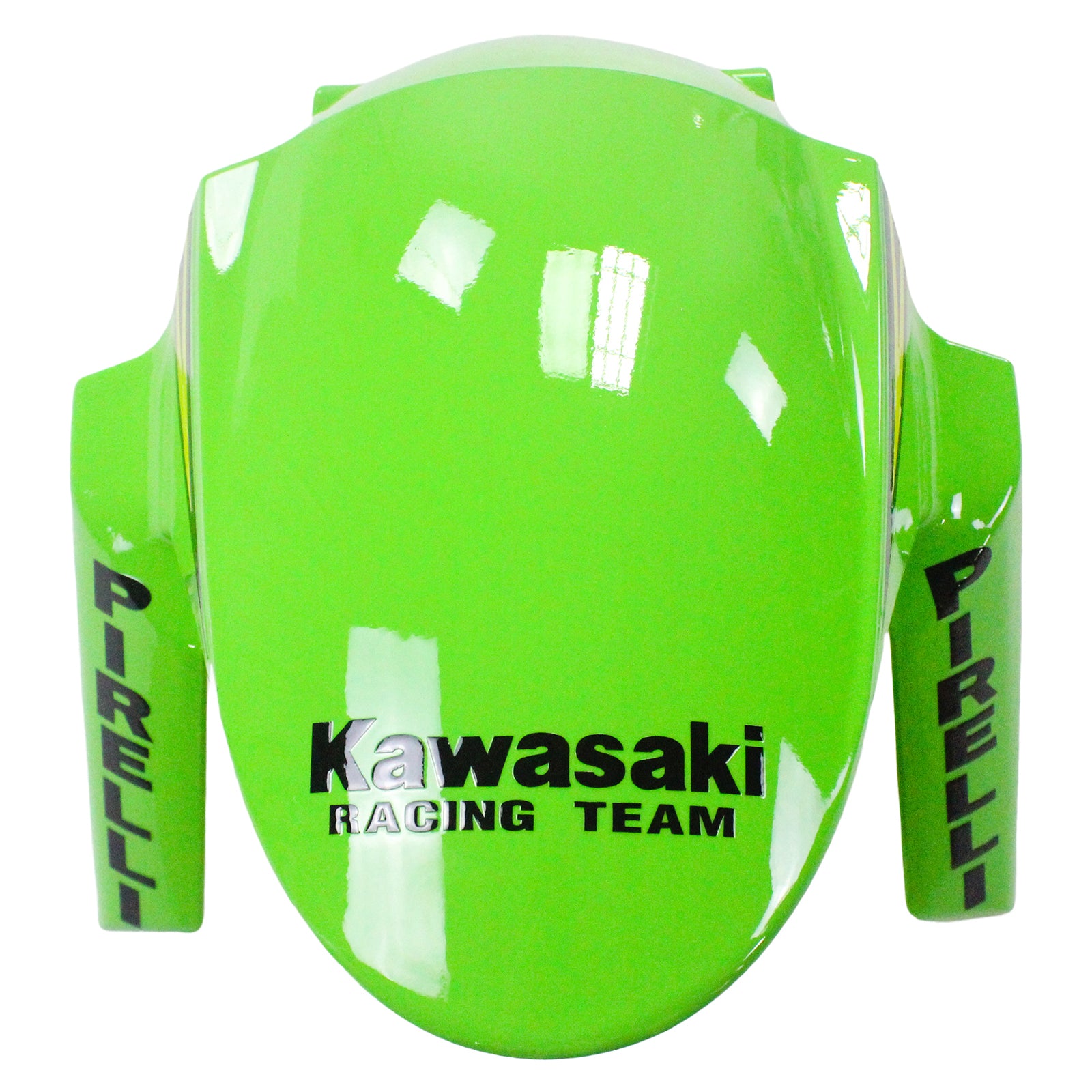 Amotopart Kawasaki 2009-2012 ZX6R 636 Black Green Claw Fairing Kit