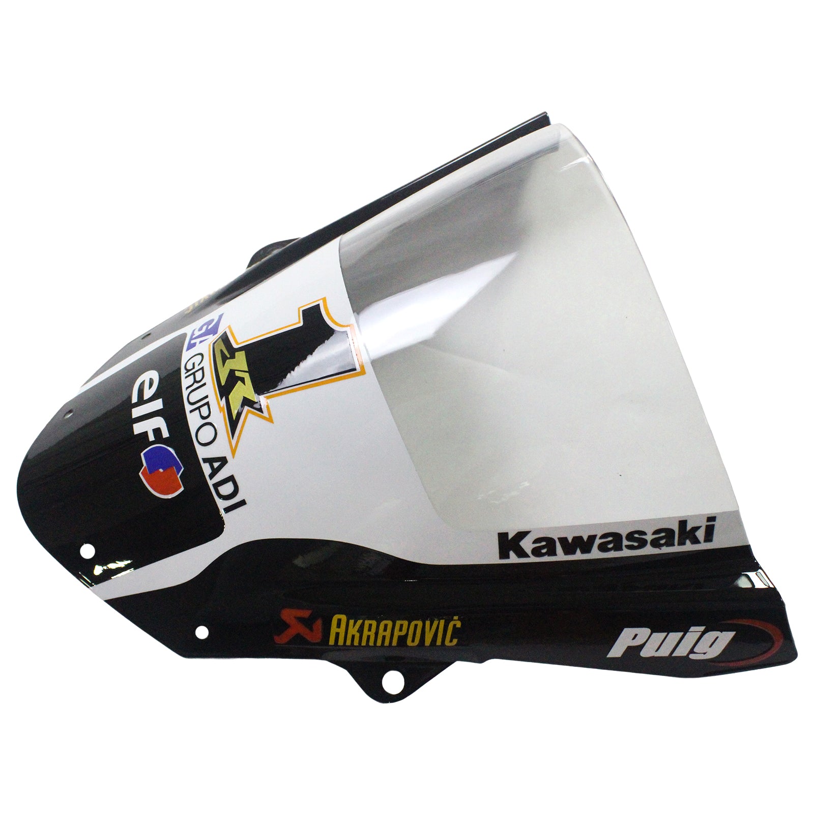 Amotopart Kawasaki 2009-2012 ZX6R 636 Black Green Claw Fairing Kit