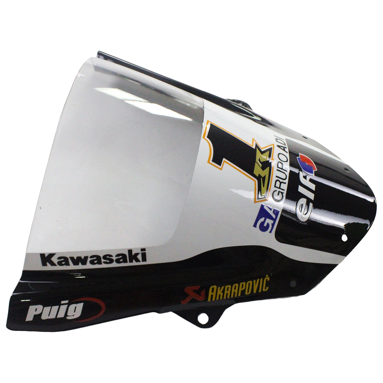 Amotopart Kawasaki 2009-2012 ZX6R 636 ブラック グリーン クロー フェアリングキット