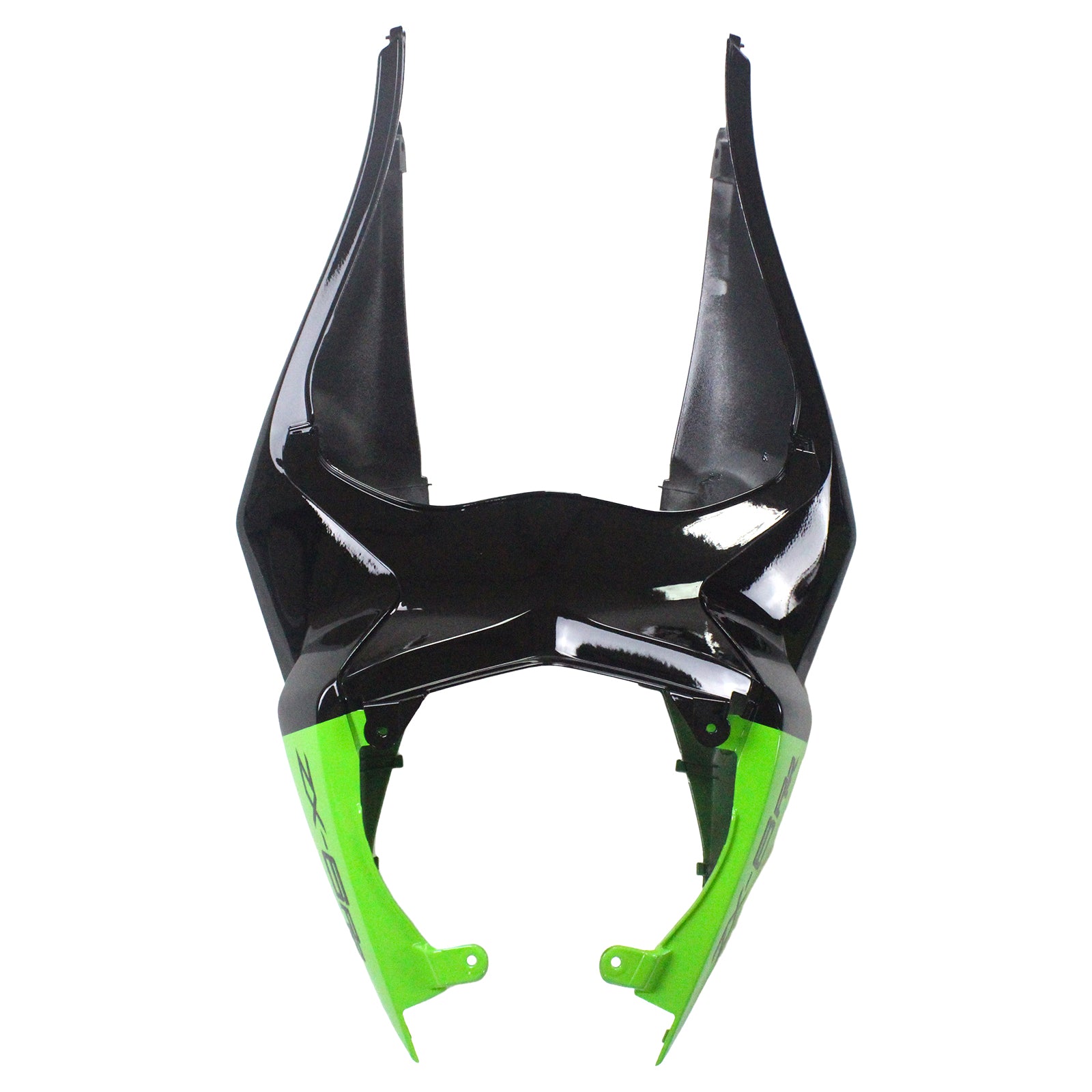 Amotopart Kawasaki 2009-2012 ZX6R 636 Black Green Claw Fairing Kit