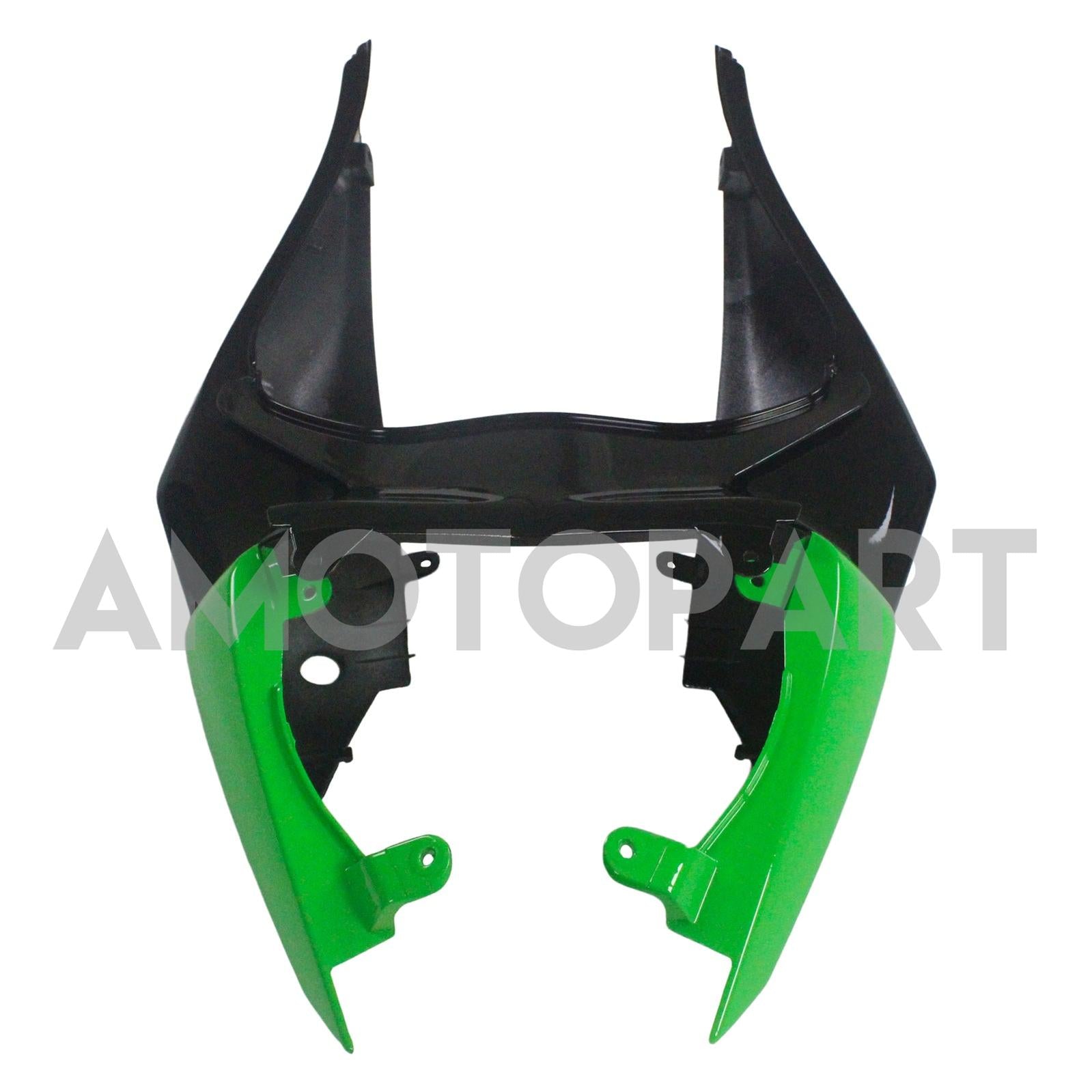 Amotopart Kawasaki 2009-2012 ZX6R 636 Green Red Black Fairing Kit