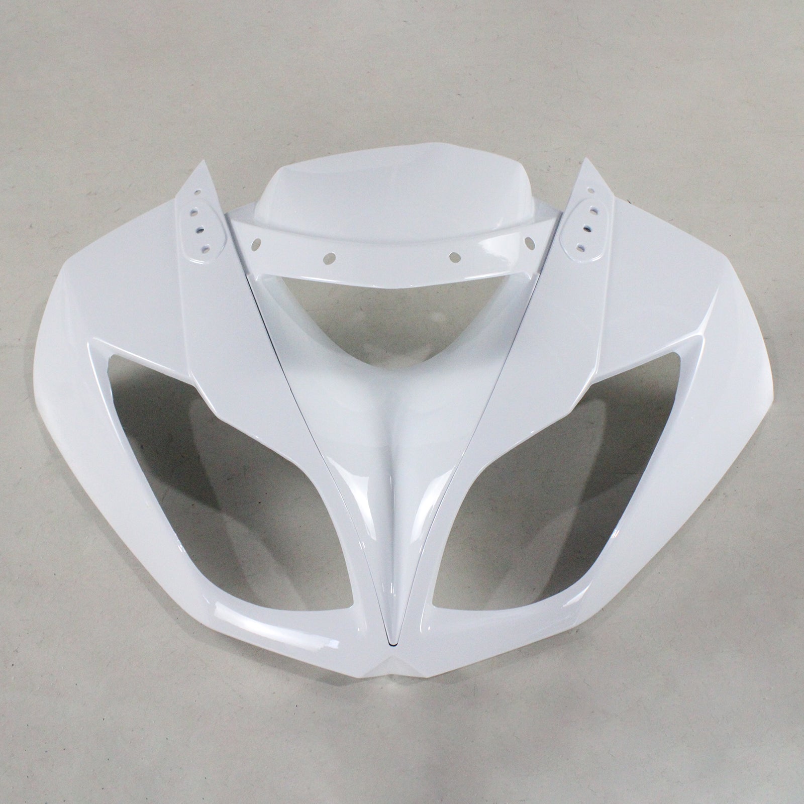 Amotopart Kawasaki 2009-2012 ZX6R 636 White Black Fairing Kit