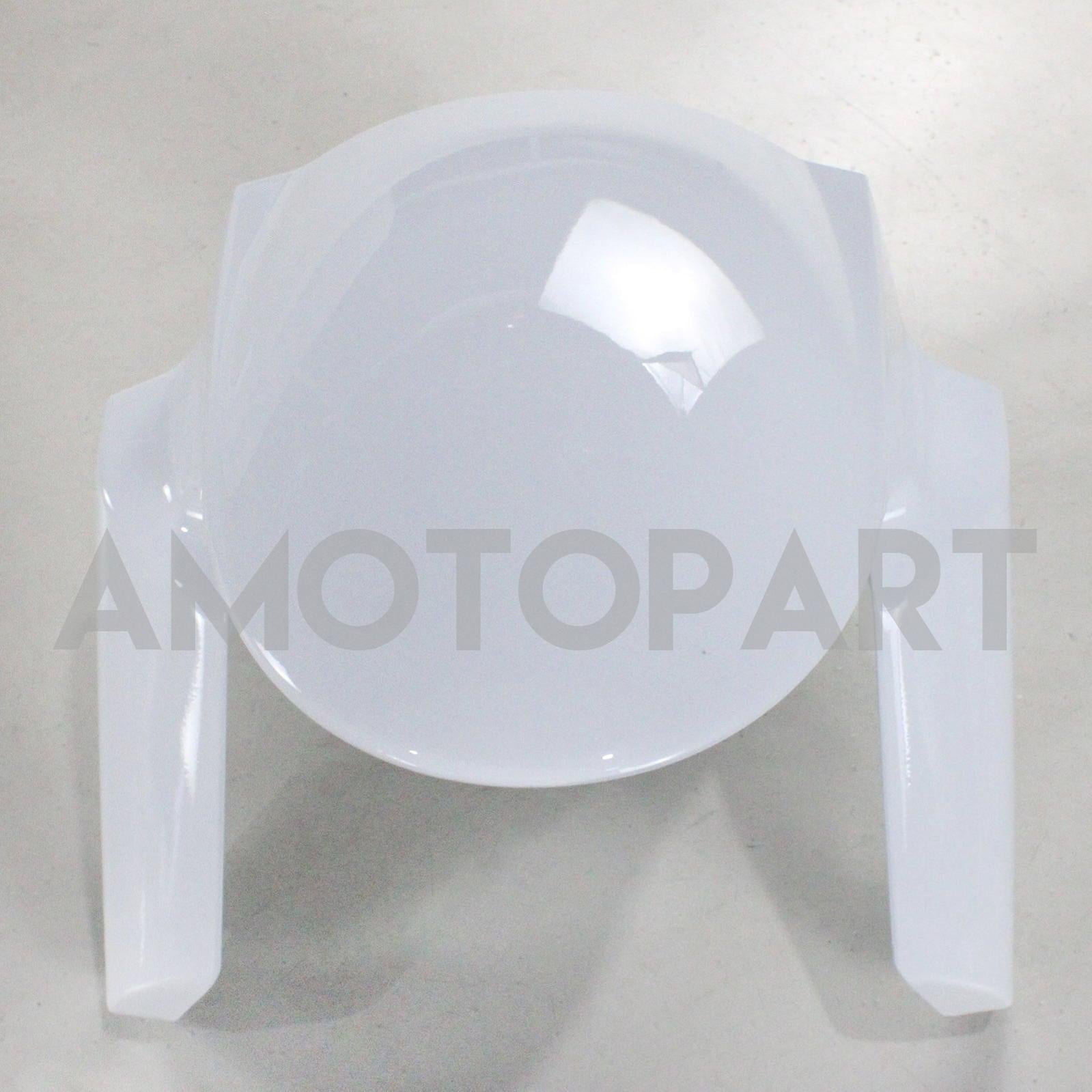 Amotopart Kawasaki 2009-2012 ZX6R 636 White Black Fearing Kit