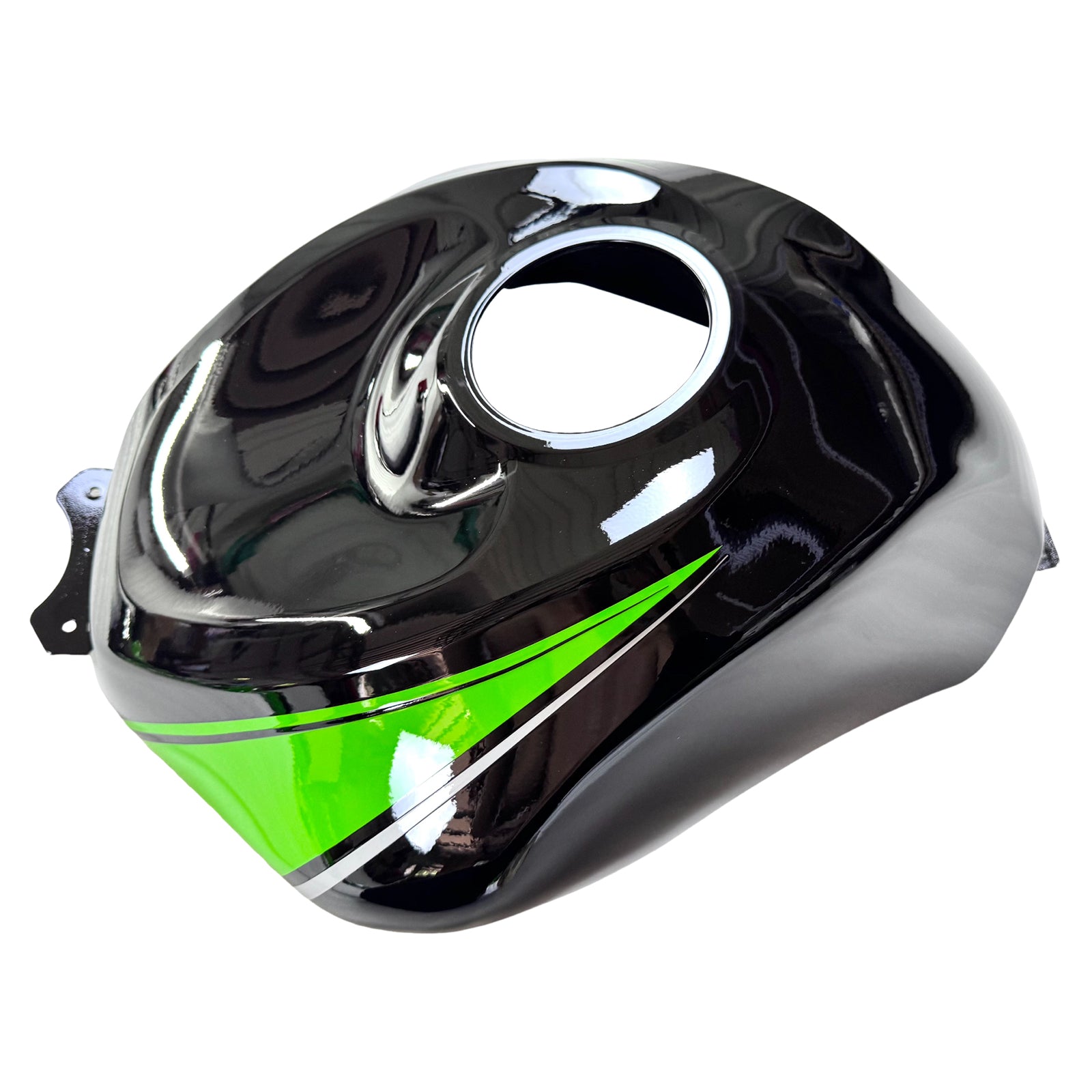 Amotopart Kawasaki 2009-2012 ZX6R 636 Green Style7 Fairing Kit