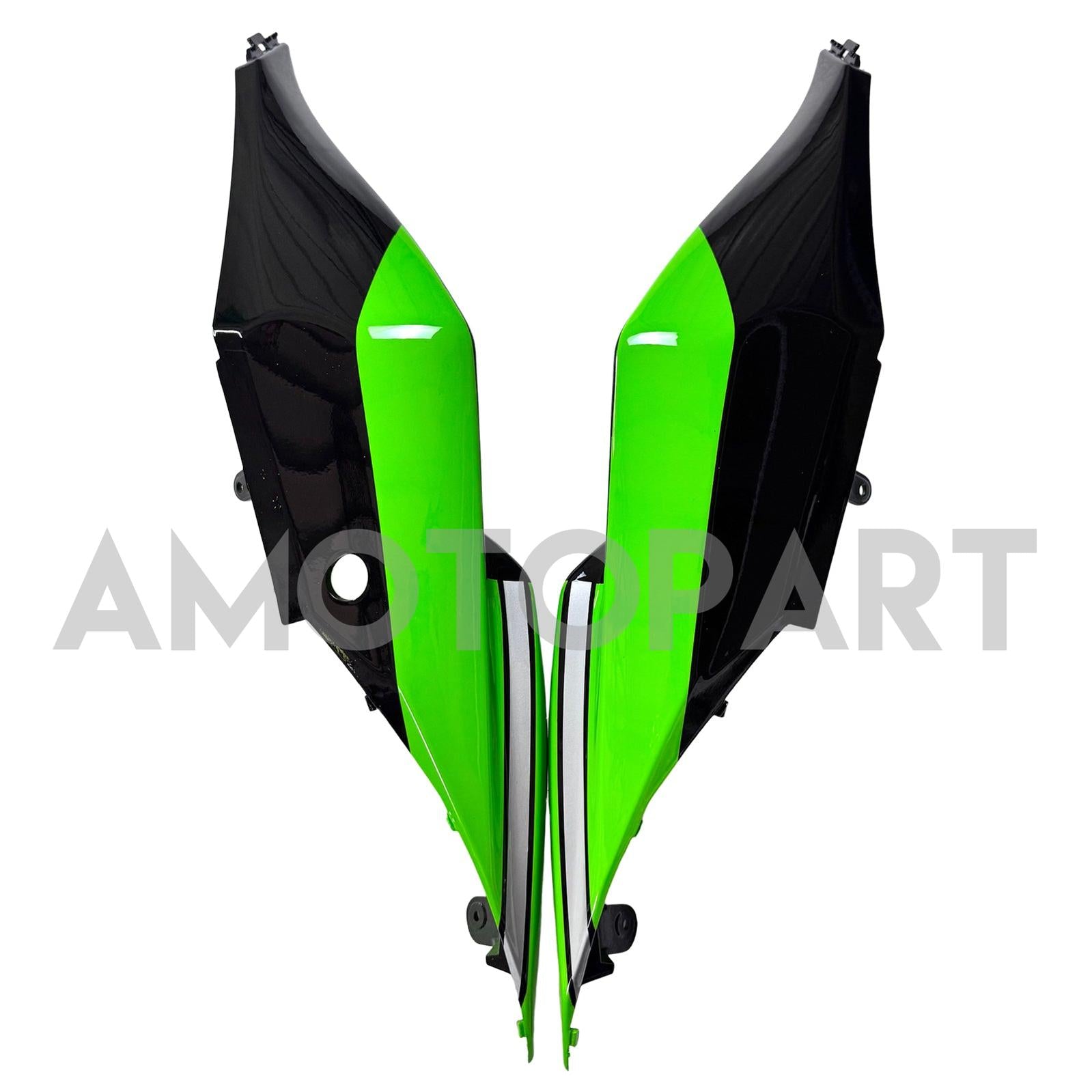Amotopart Kawasaki 2009-2012 ZX6R 636 Green Style7 Fairing Kit