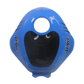 Amotopart Kawasaki 2009–2012 ZX6R 636 blau-gelbes Monster-Verkleidungsset