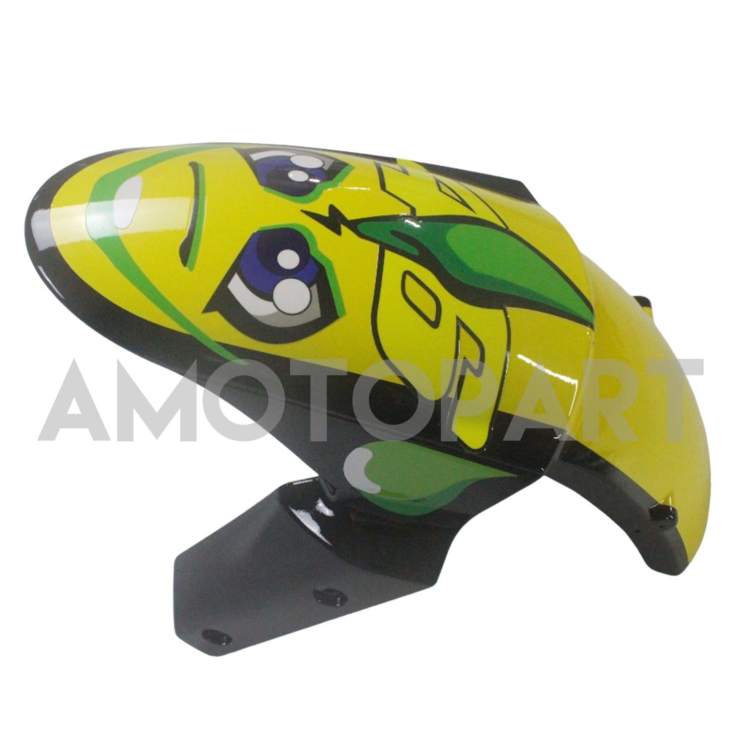 Amotopart Kawasaki 2009-2012 ZX6R 636 Blue&Yellow Monster Fairing Kit