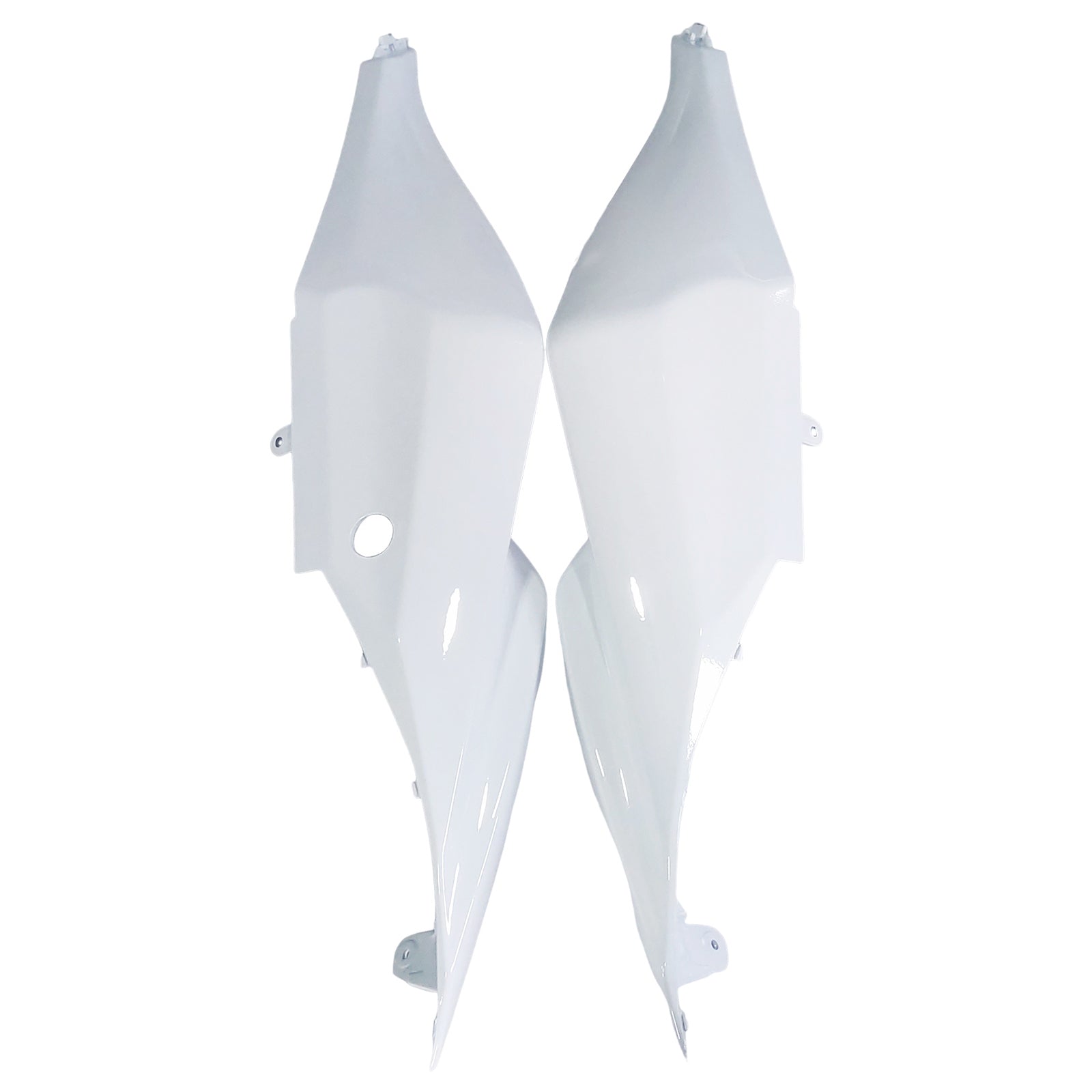 Amotopart Kawasaki 2009-2012 ZX6R 636 White Style2 Fairing Kit