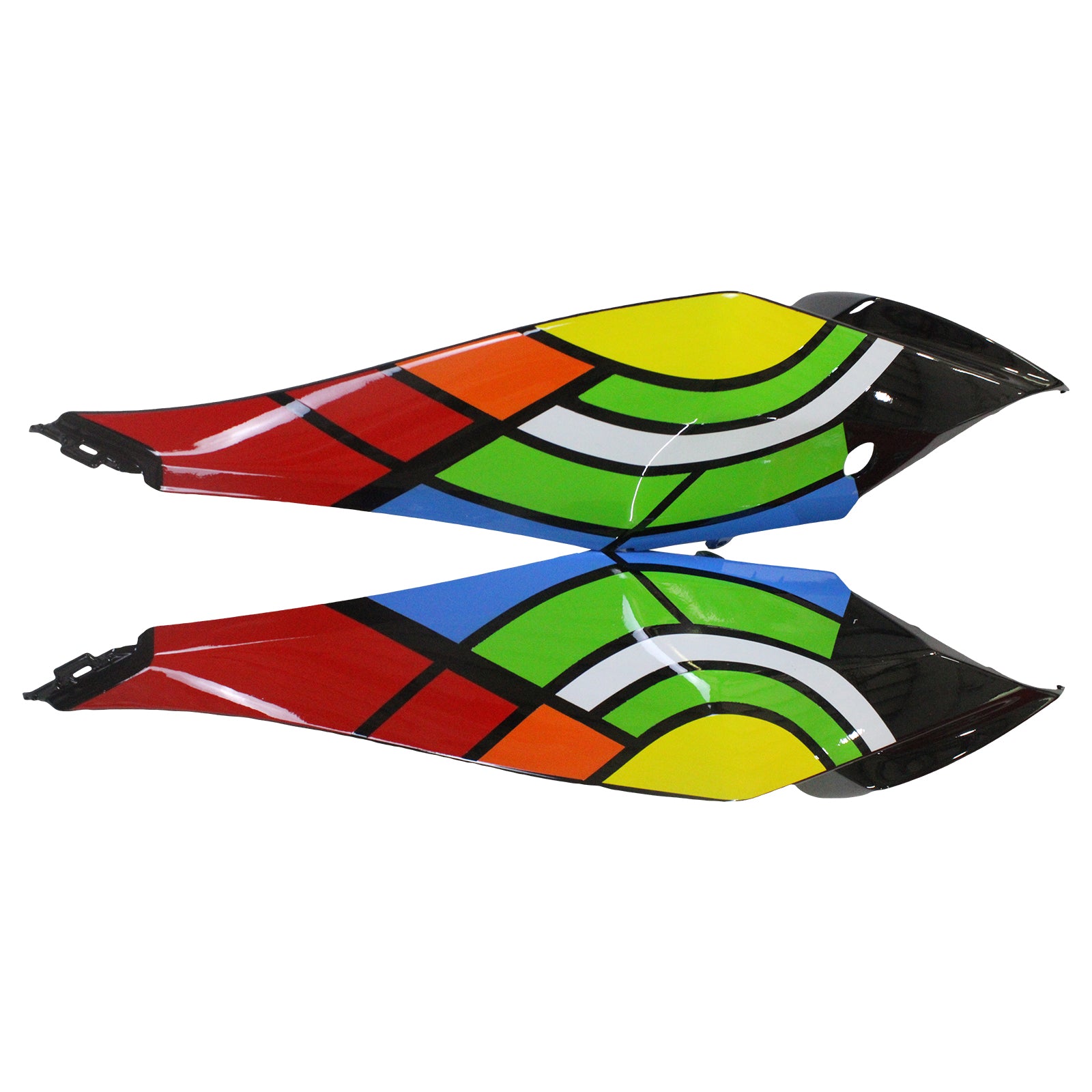 Kit carena multicolore Amotopart Kawasaki ZX6R 636 2009-2012