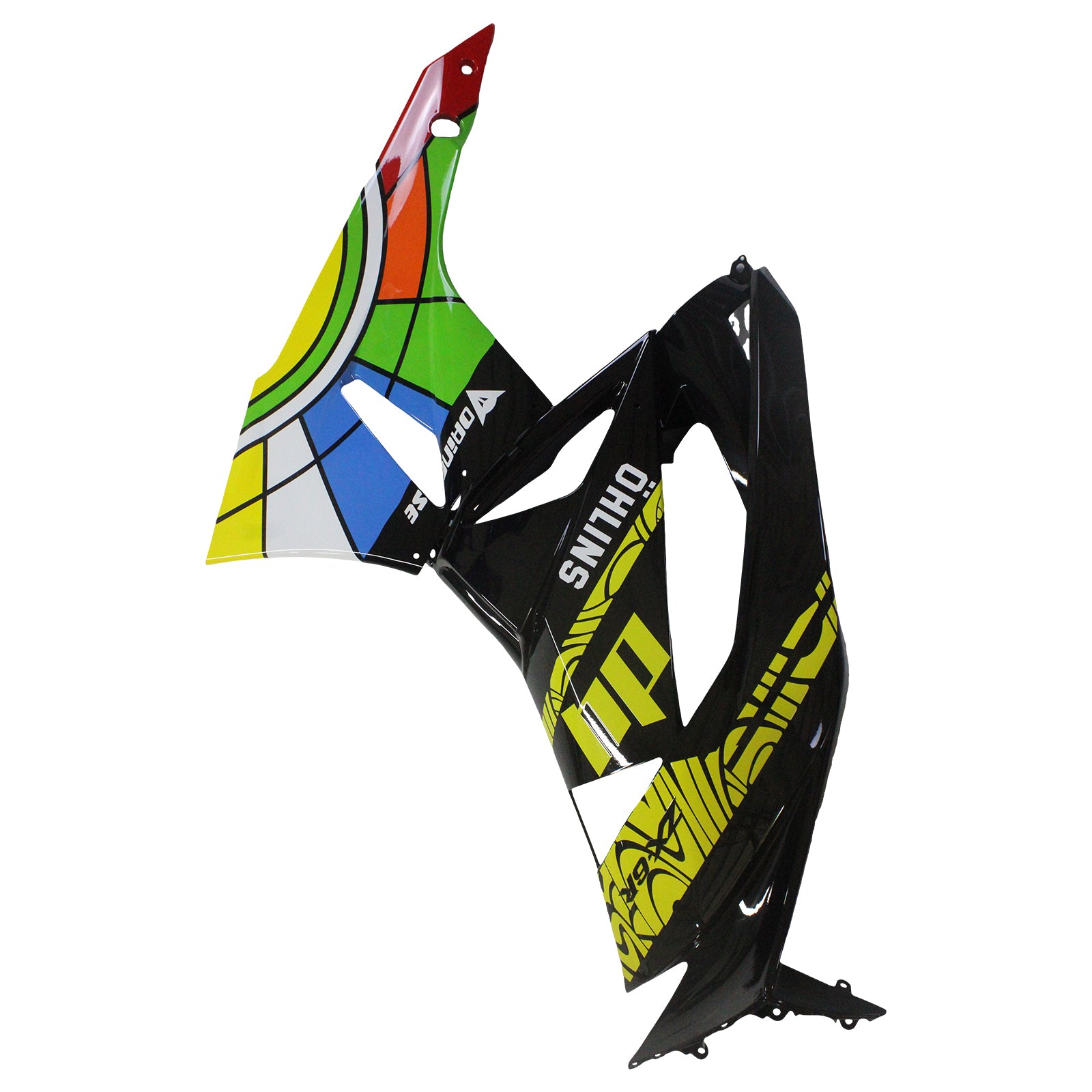 Kit carena multicolore Amotopart Kawasaki ZX6R 636 2009-2012