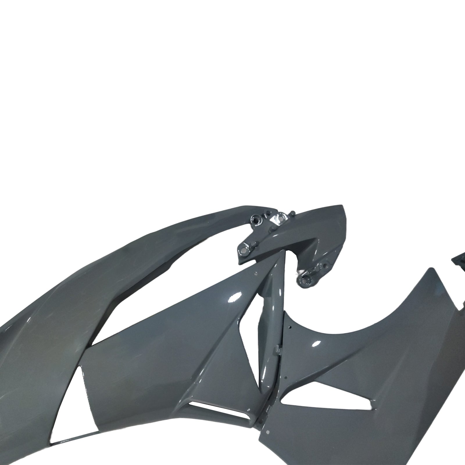 Amotopart Kawasaki 2009-2012 ZX6R 636 Grey&Yellow Fairing Kit