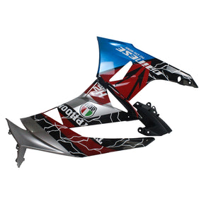 Amotopart Kawasaki 2009-2012 ZX6R 636 Red&Blue Fairing Kit