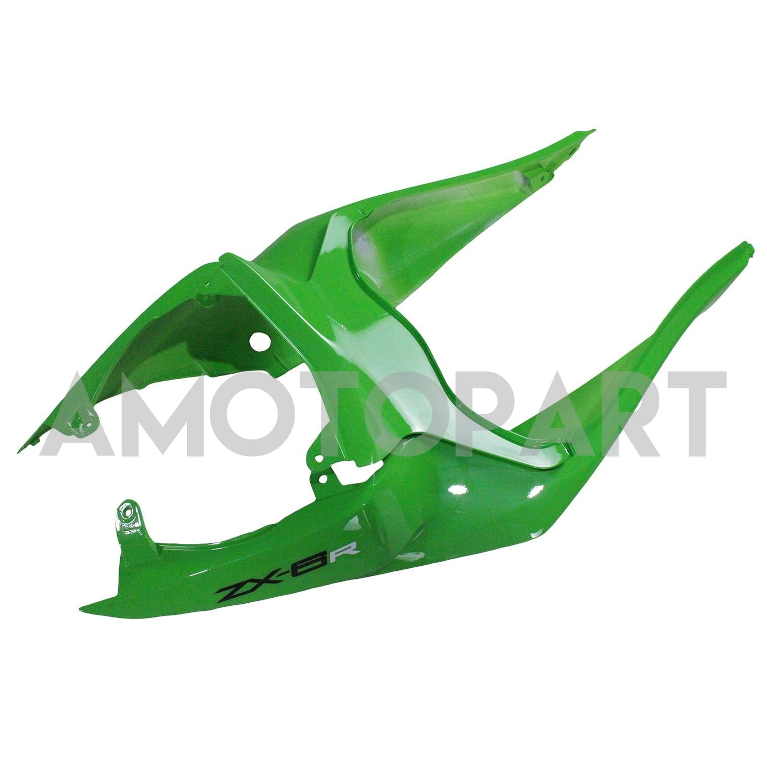 Amotopart Kawasaki 2009-2012 ZX6R 636 グリーン&ブラック Style3 フェアリングキット