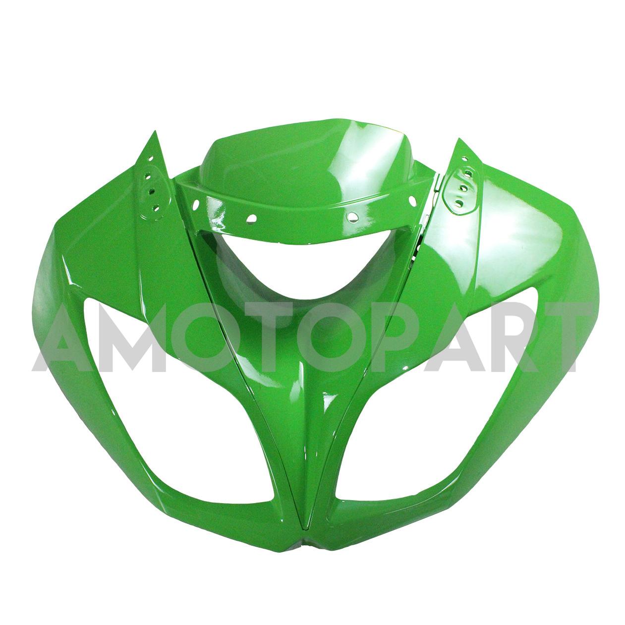 Amotopart Kawasaki 2009-2012 ZX6R 636 グリーン&ブラック Style3 フェアリングキット