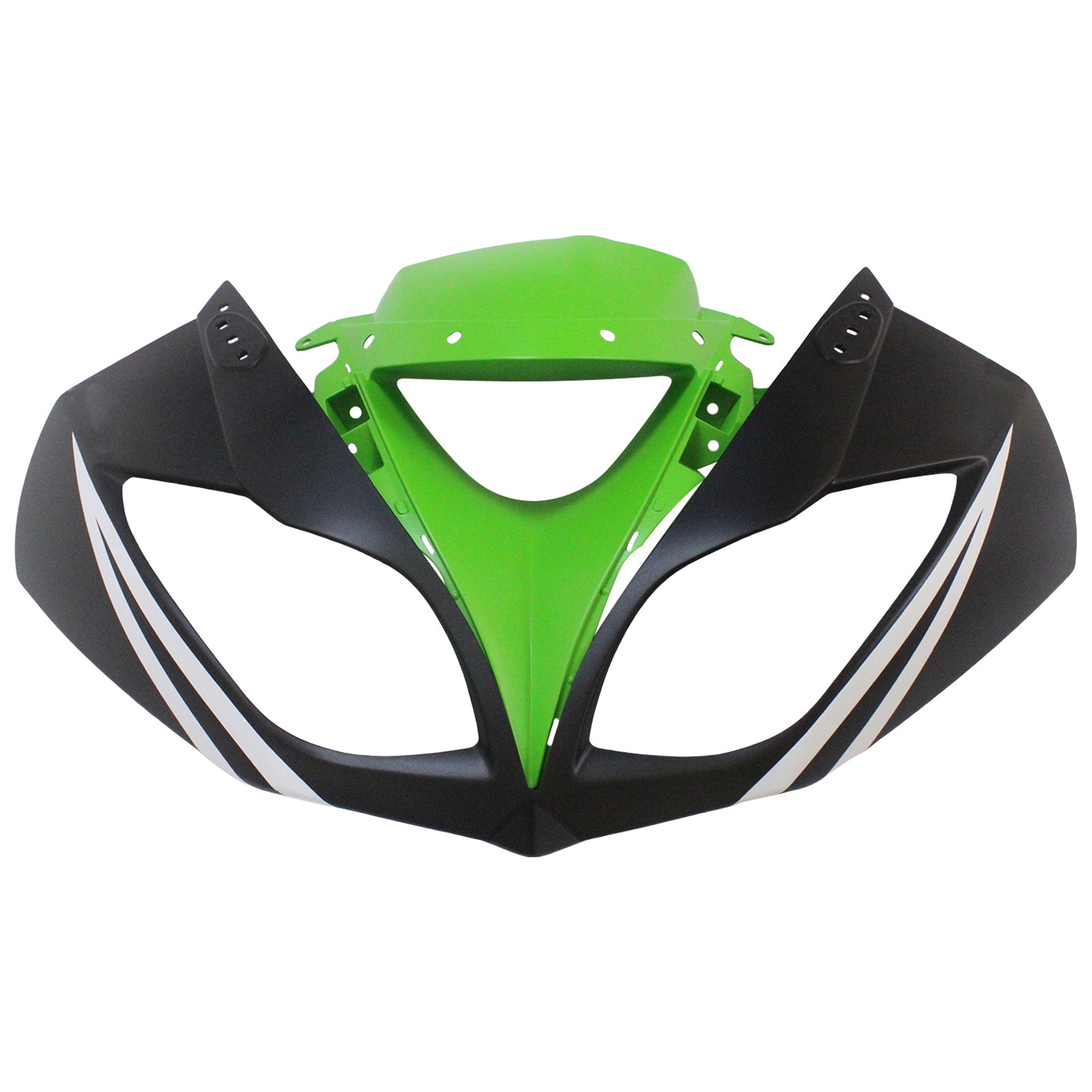 Amotopart Kawasaki 2009-2012 ZX6R 636 Green&Black Style2 Fairing Kit