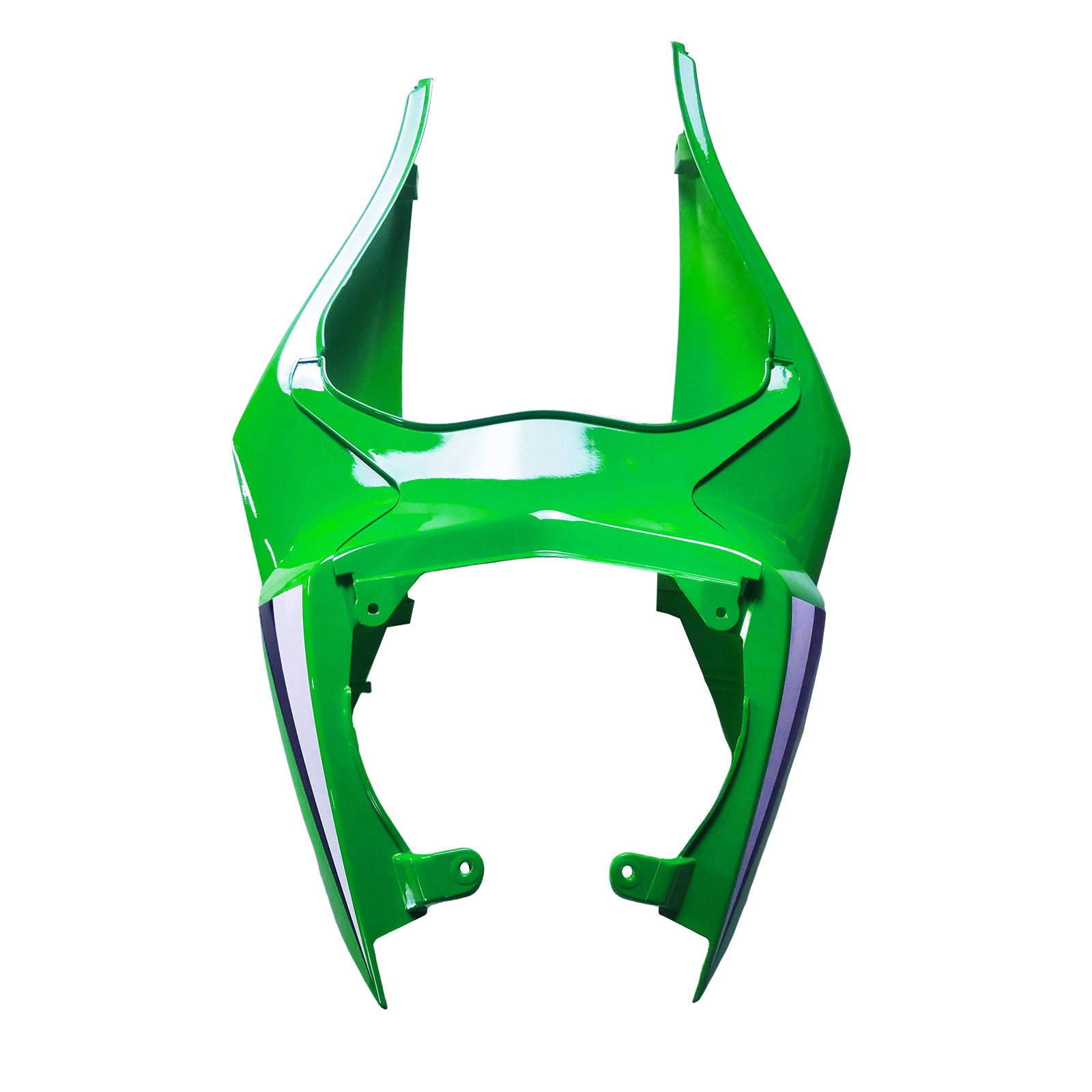 Amotopart Kawasaki 2009-2012 ZX6R 636 Grün&White Style2 Verkleidungssatz