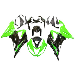 Amotopart Kawasaki ZX6R 636 2013-2018 Green&Black Fairing Kit