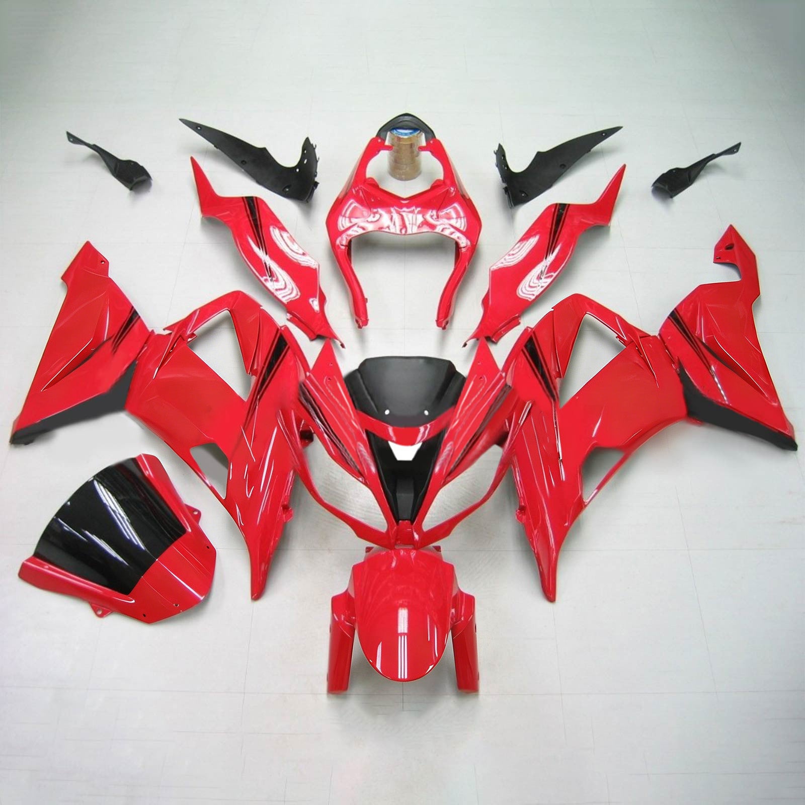 Amotopart Kawasaki 2013-2018 ZX6R 636 Red Fairing Kit