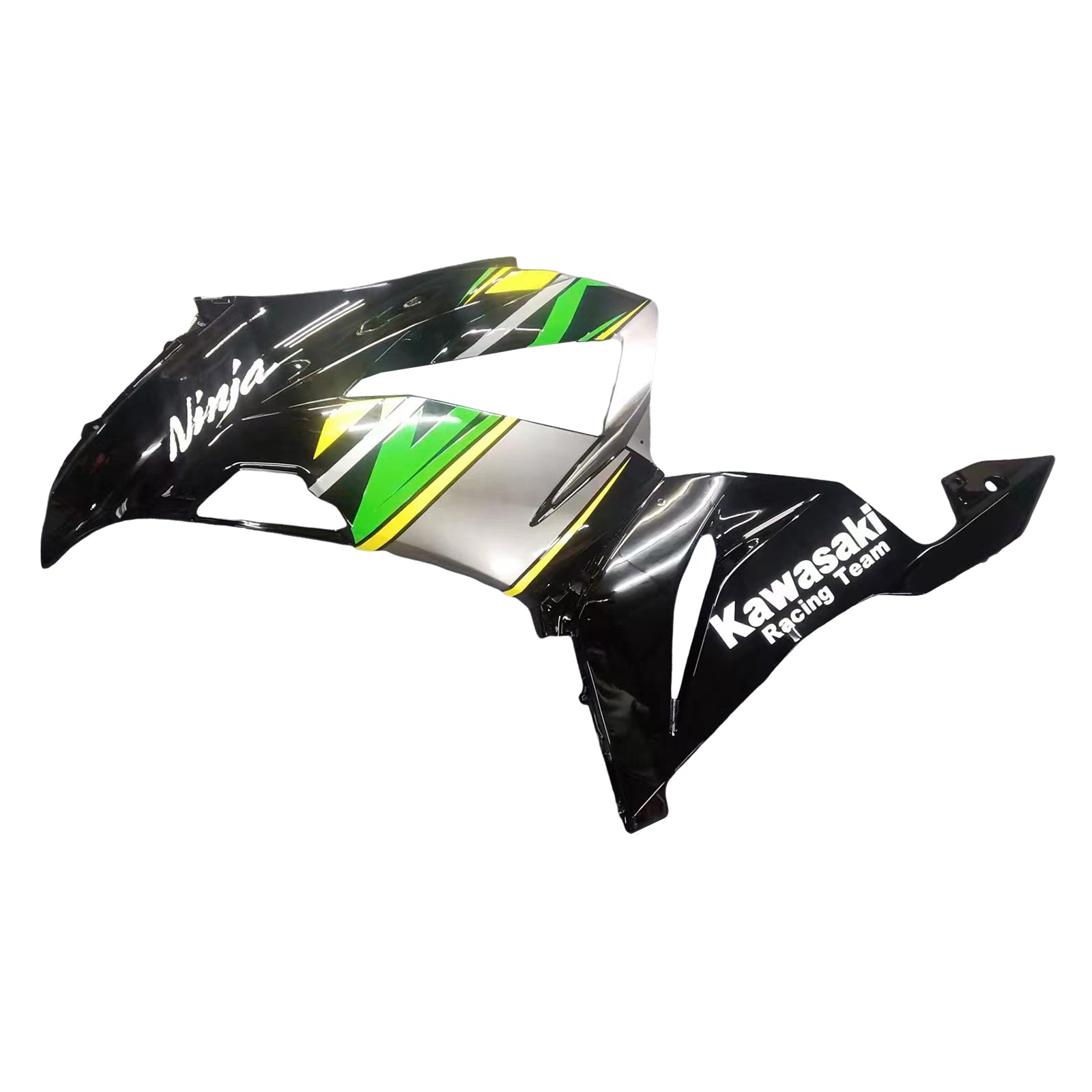 Amotopart Kit carena Kawasaki ZX6R 636 2013-2018 Verde&amp;Nero Style5