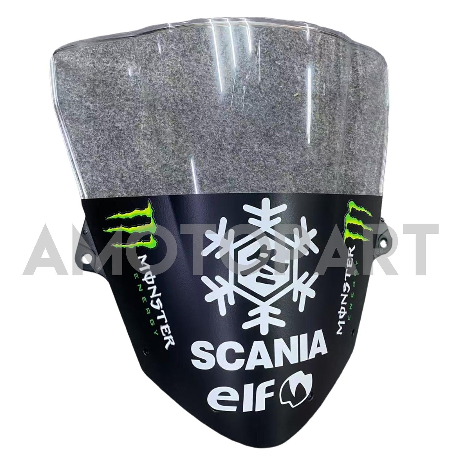 Amotopart Kawasaki ZX6R 636 2013-2018 Green&Black Style6 Fairing Kit